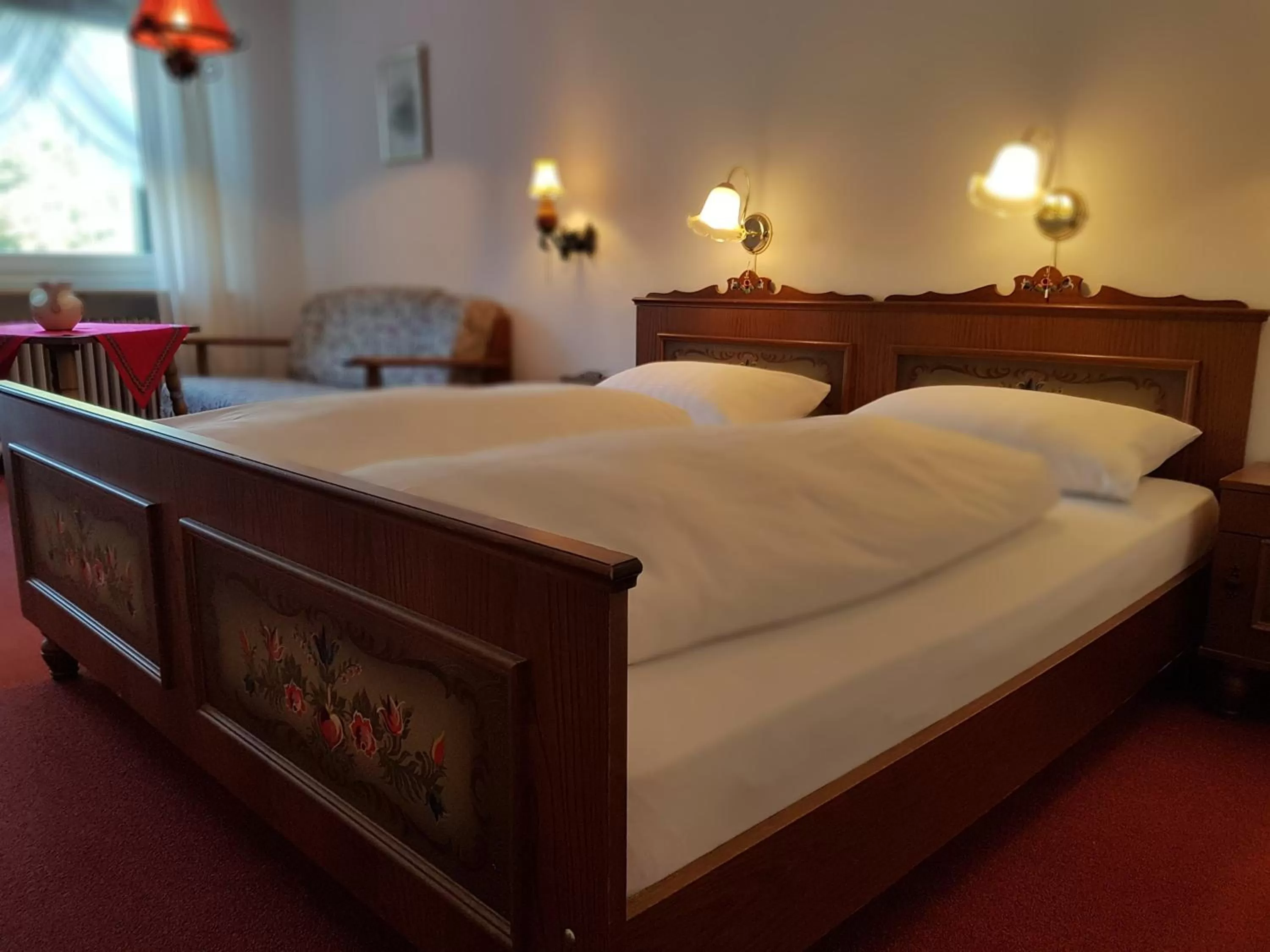 Bed in Hotel Landhaus Sonnenhof
