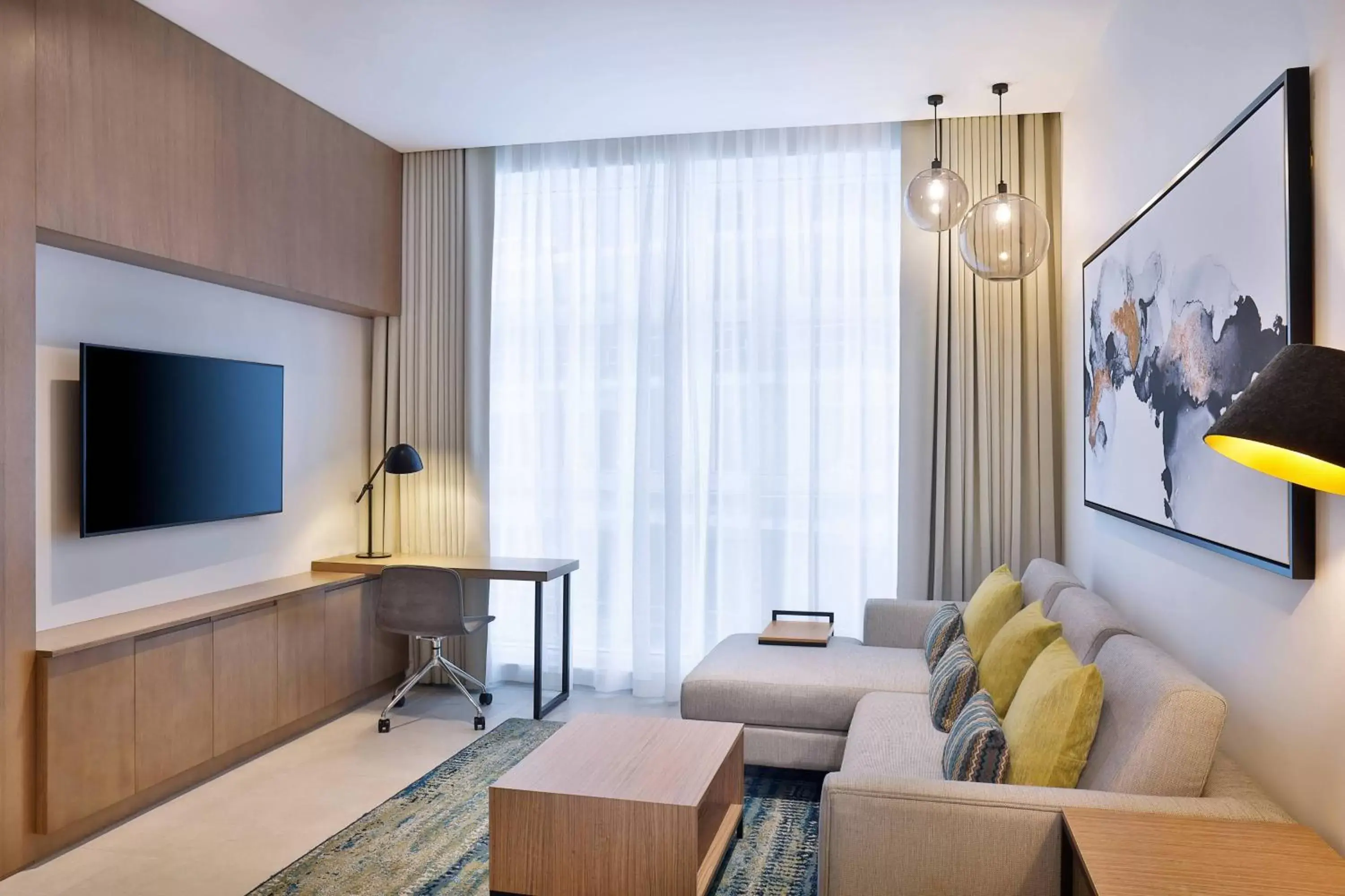 Living room, Seating Area in Residence Inn by Marriott Al Jaddaf