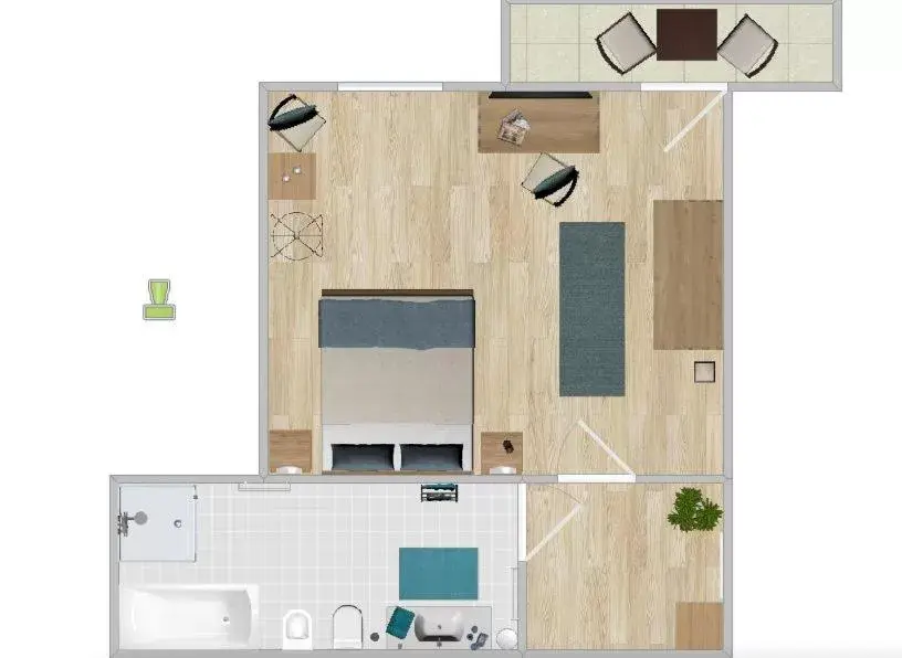 Floor Plan in Hotel Badehof