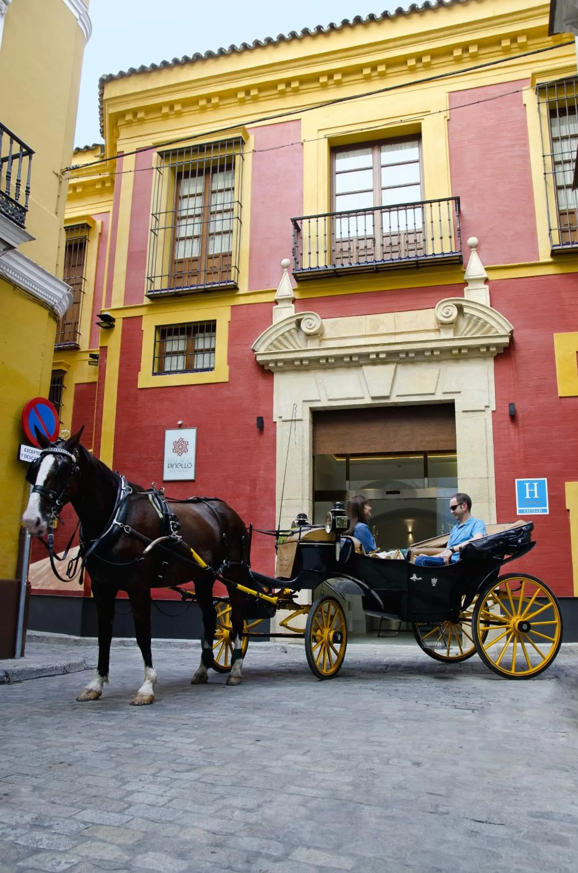 Facade/entrance in Palacio Pinello