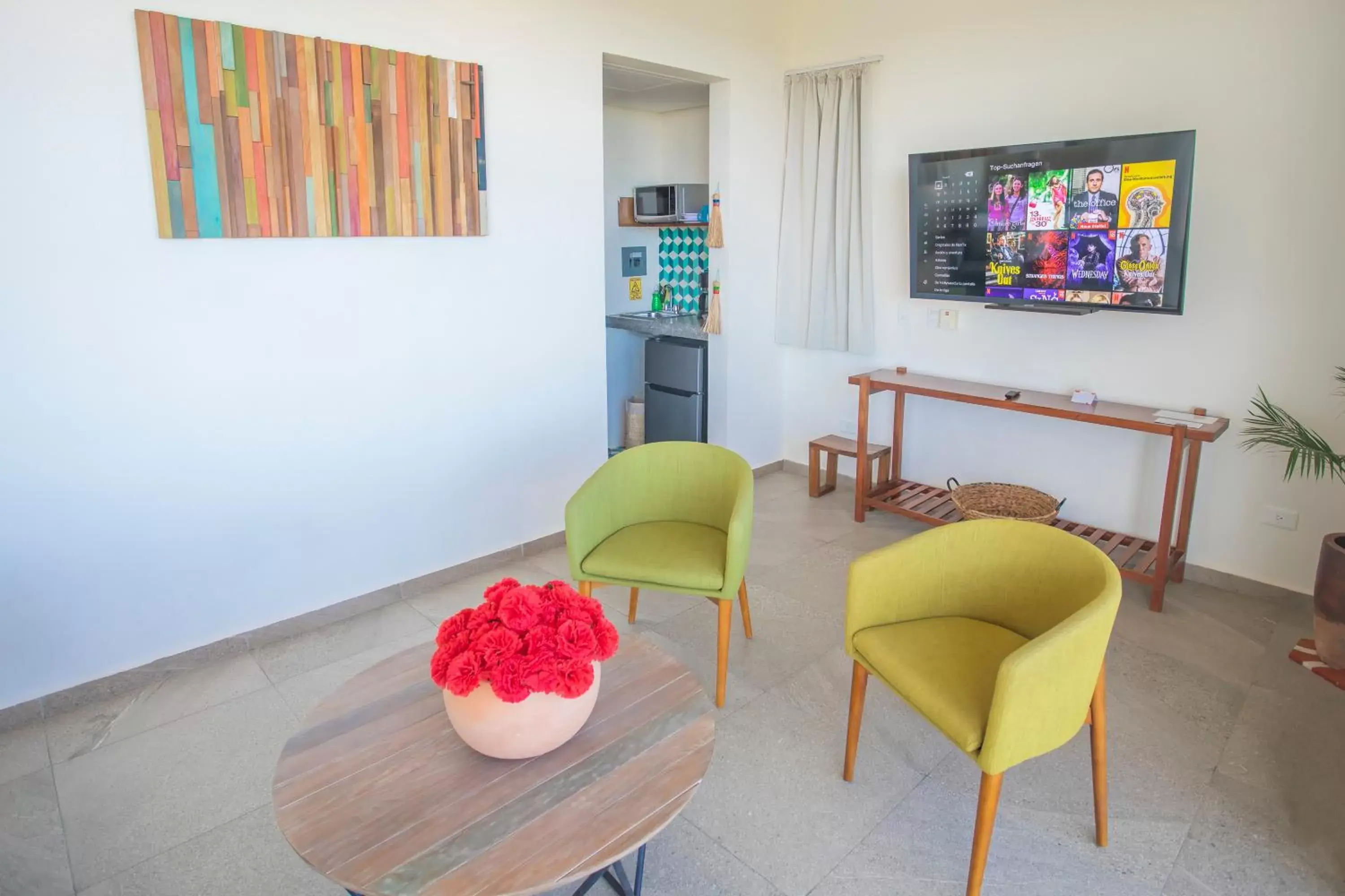 TV and multimedia, Seating Area in Suites Cielo y Mar