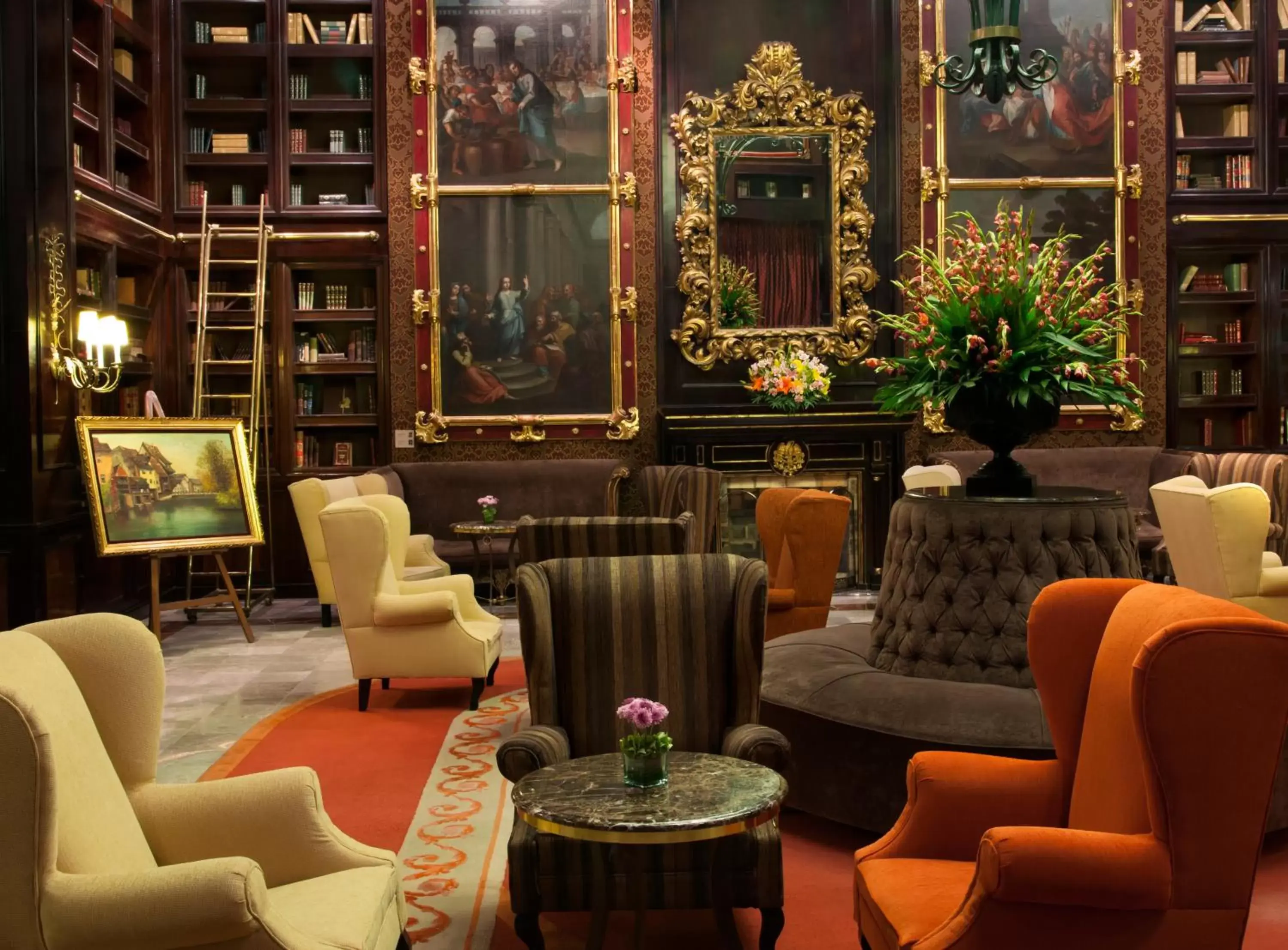 Communal lounge/ TV room, Lounge/Bar in Hotel Geneve CD de Mexico