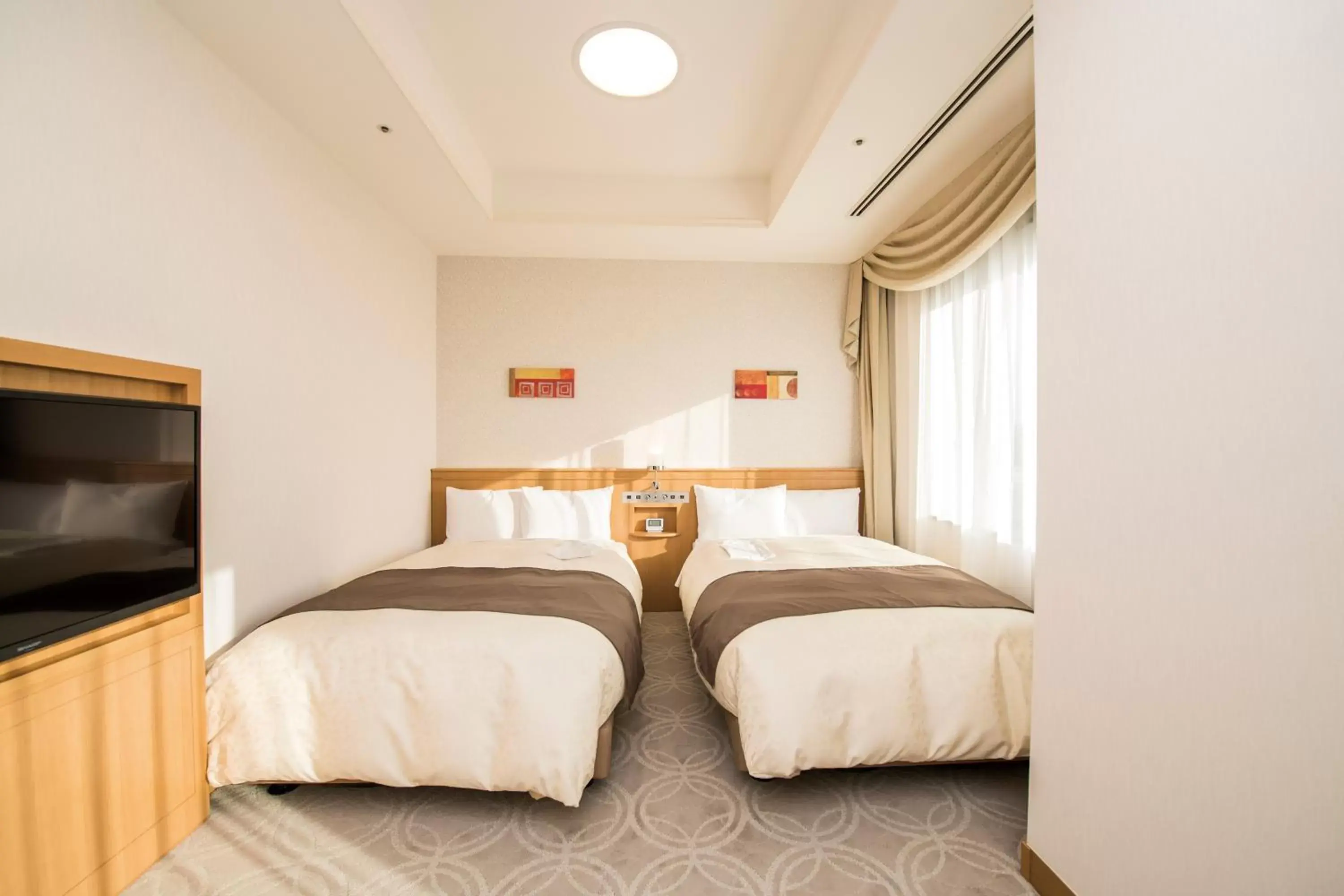 Bed in Hotel Port Plaza Chiba