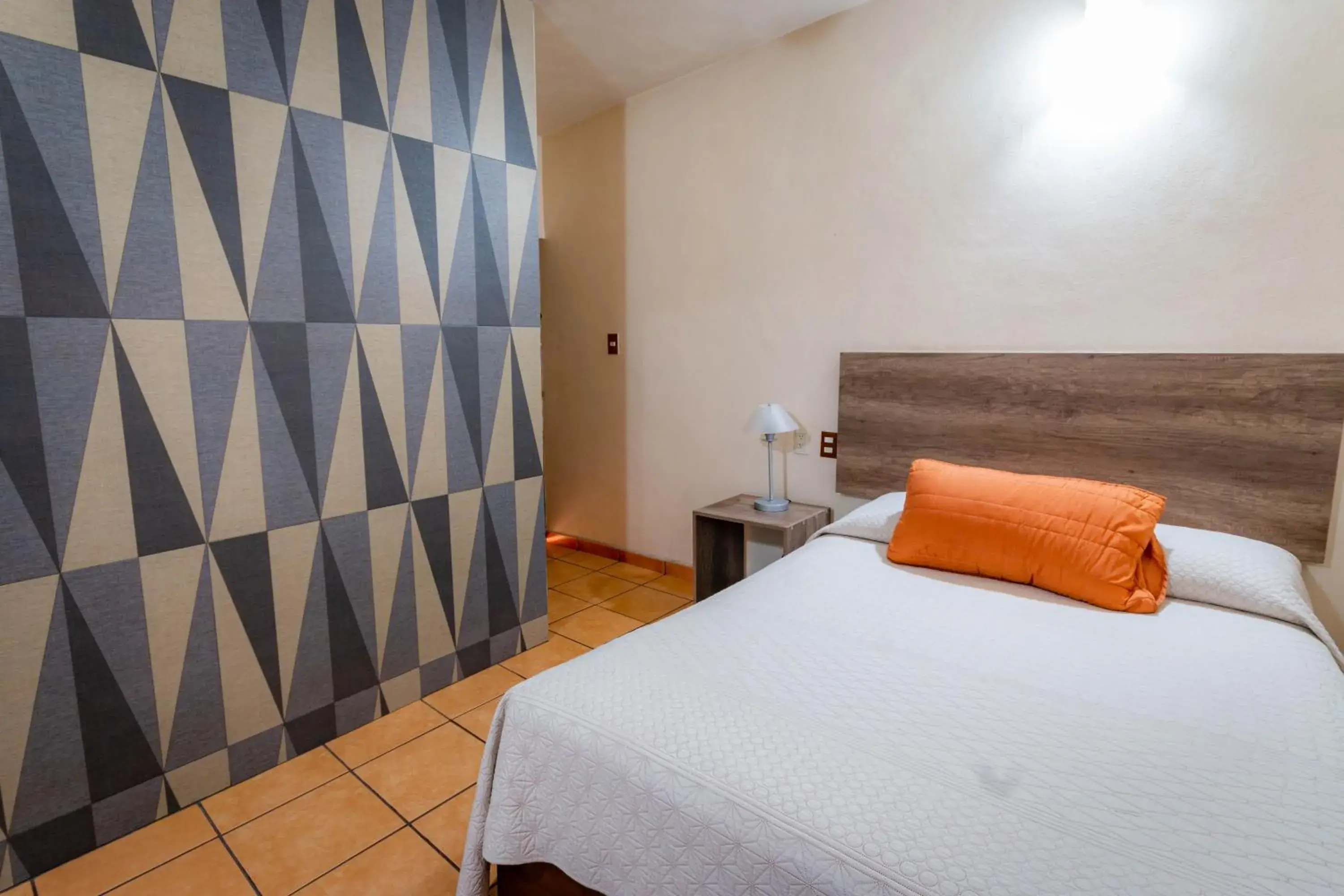 Bed in Hotel Estefania