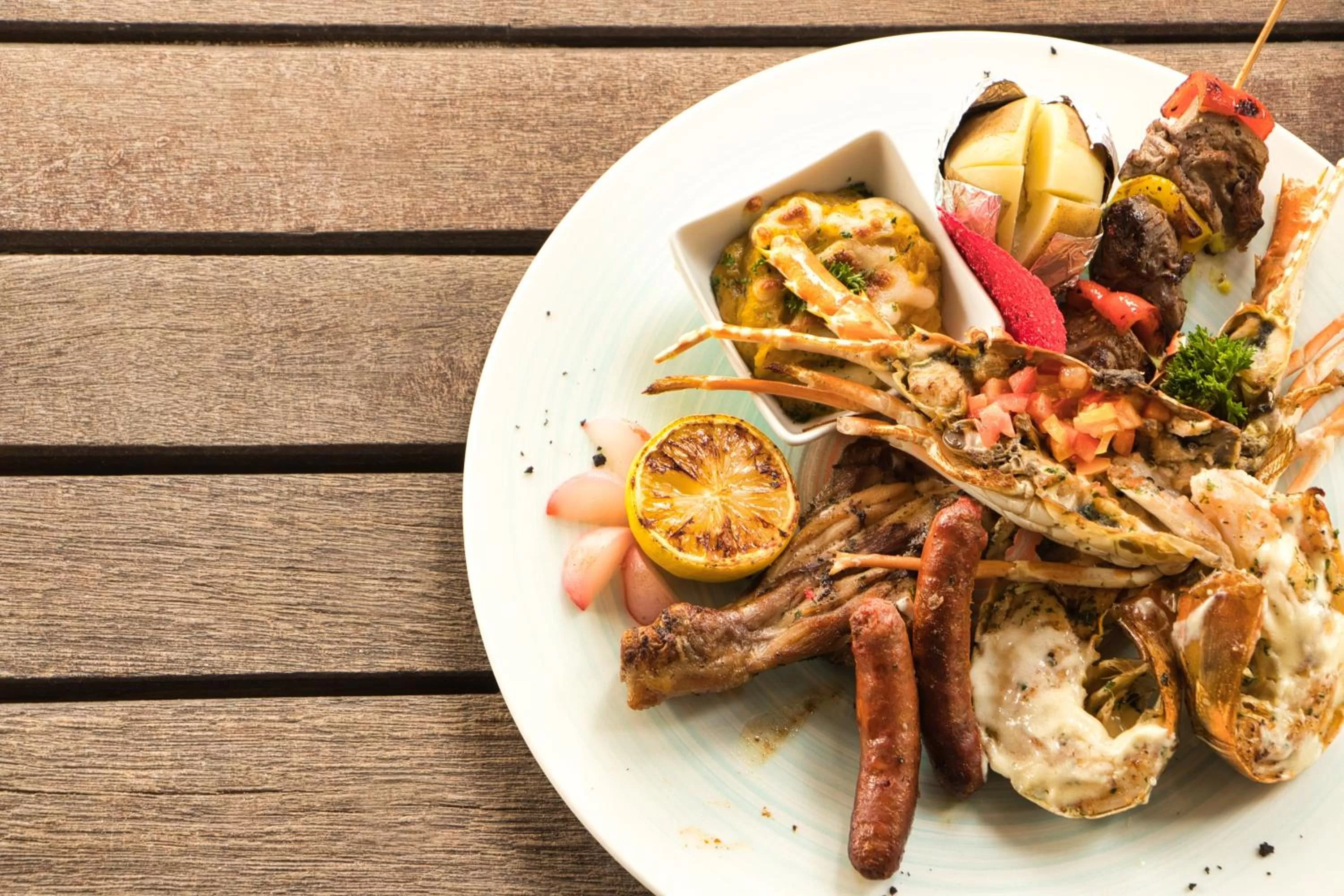 Food close-up in Solana Beach Mauritius - Adults Only