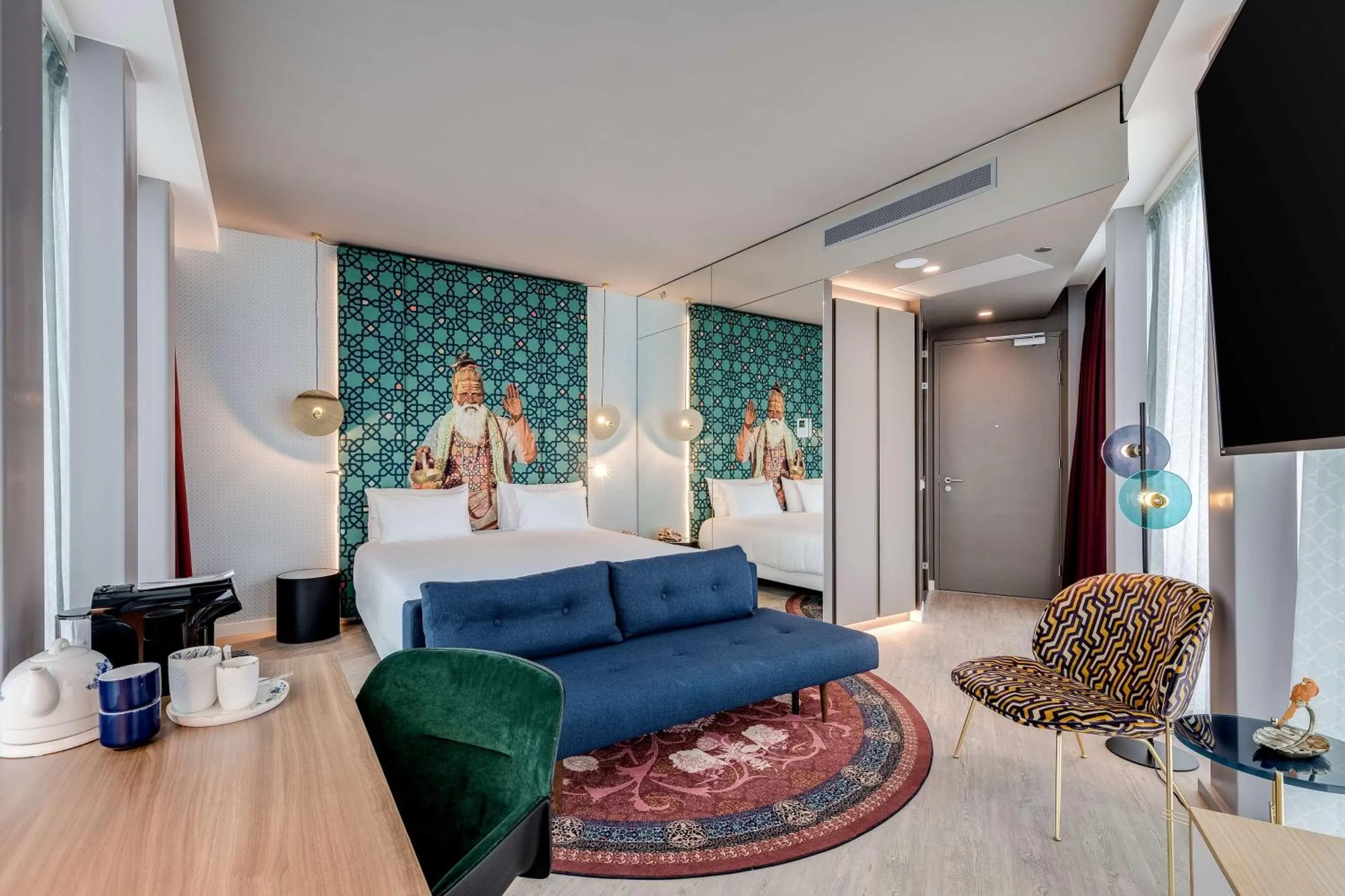 nhow Premium Double Room with View in nhow Amsterdam Rai