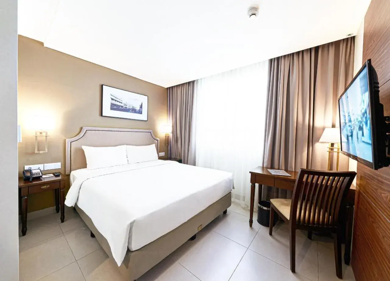 Bed in Kokoon Hotel Surabaya