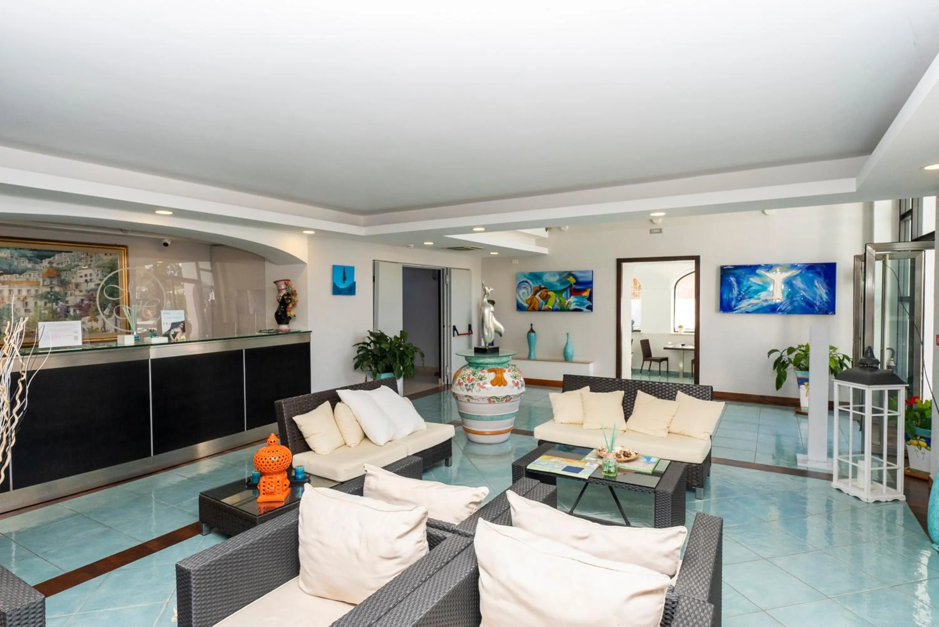 Lobby or reception in Hotel Murmann