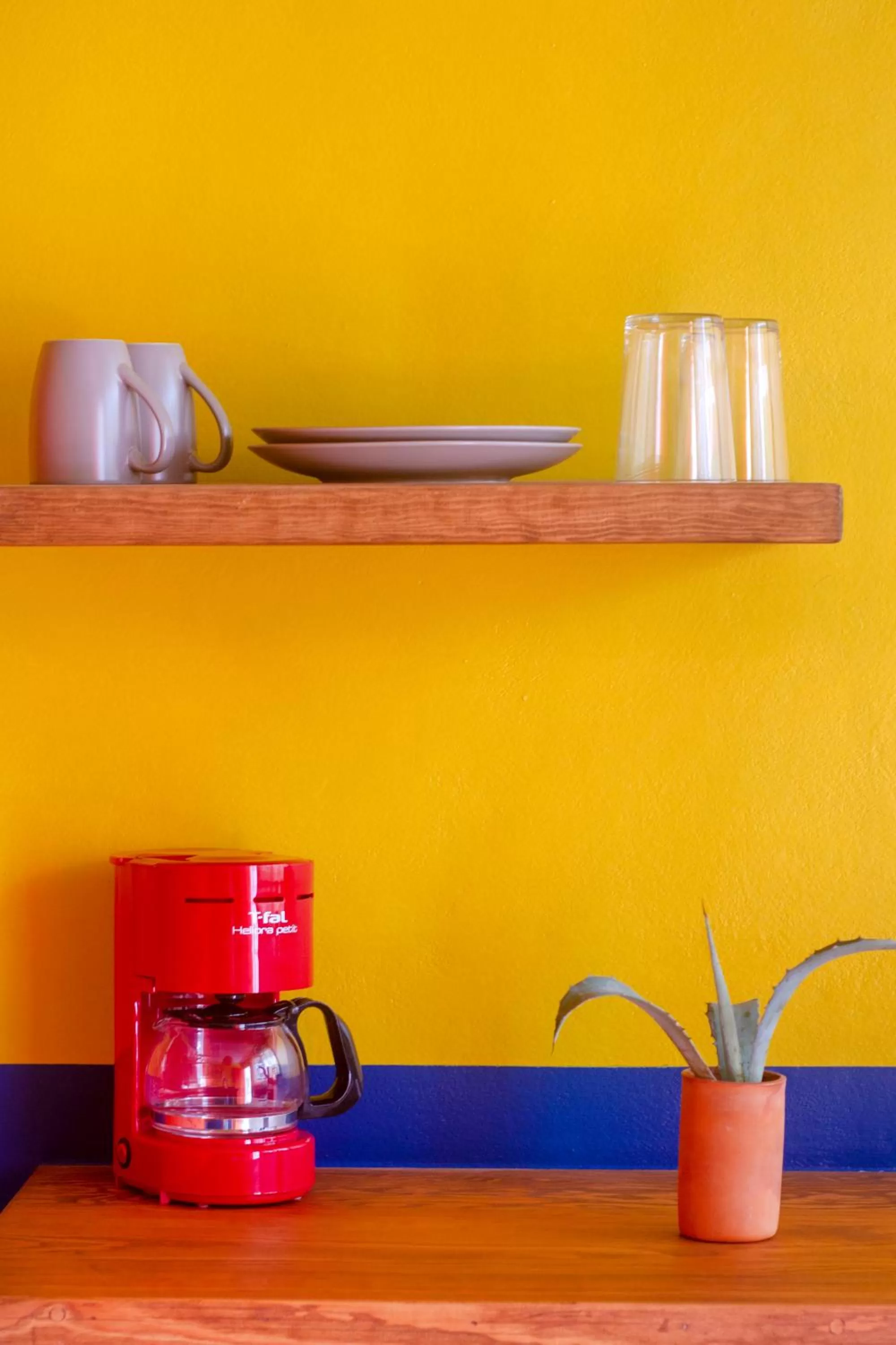 Coffee/tea facilities, Kitchen/Kitchenette in Albatros Suites by Bedsfriends