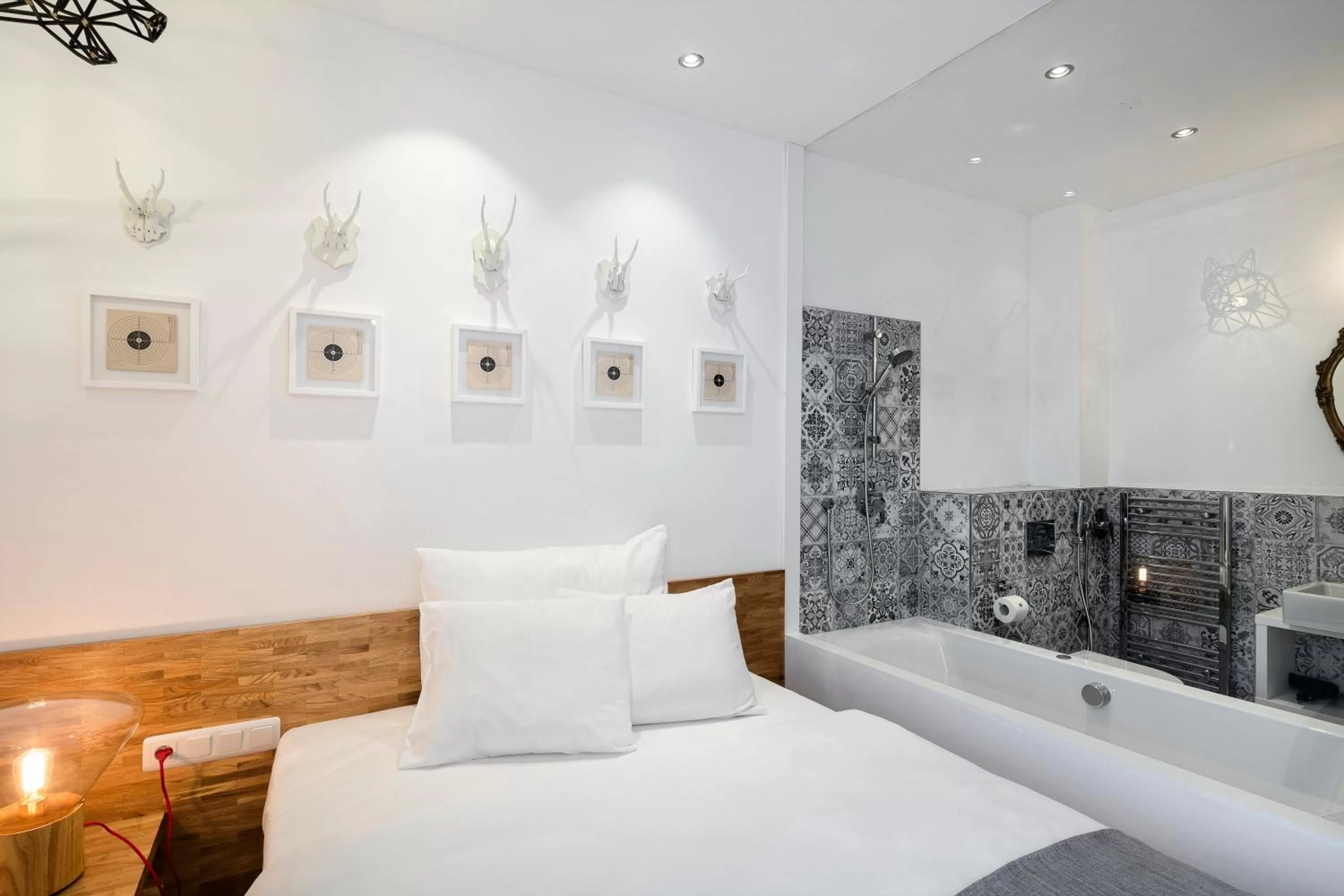 Bathroom, Bed in Pytloun Imperial Design Suites