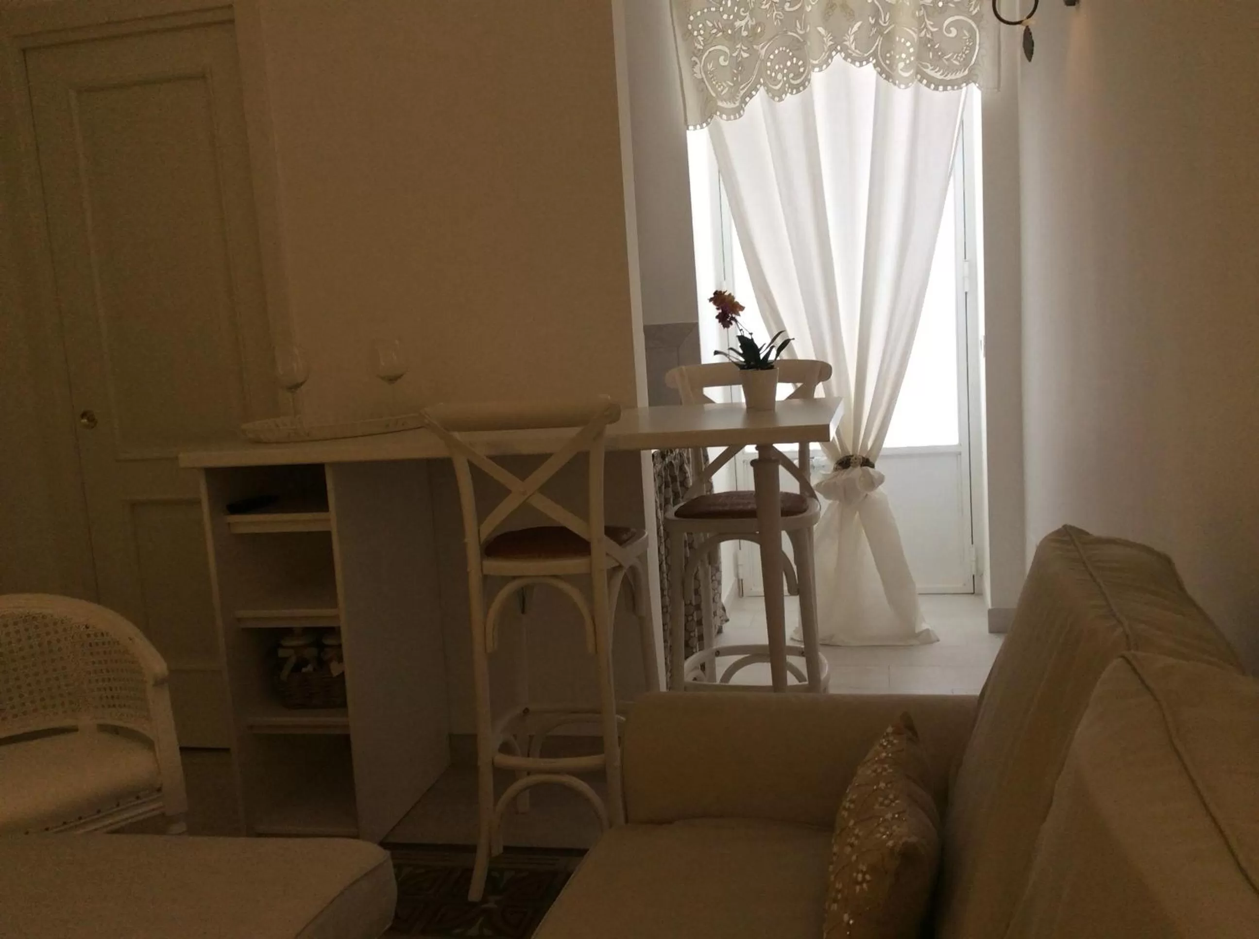 Dining area in Suite Le Perle