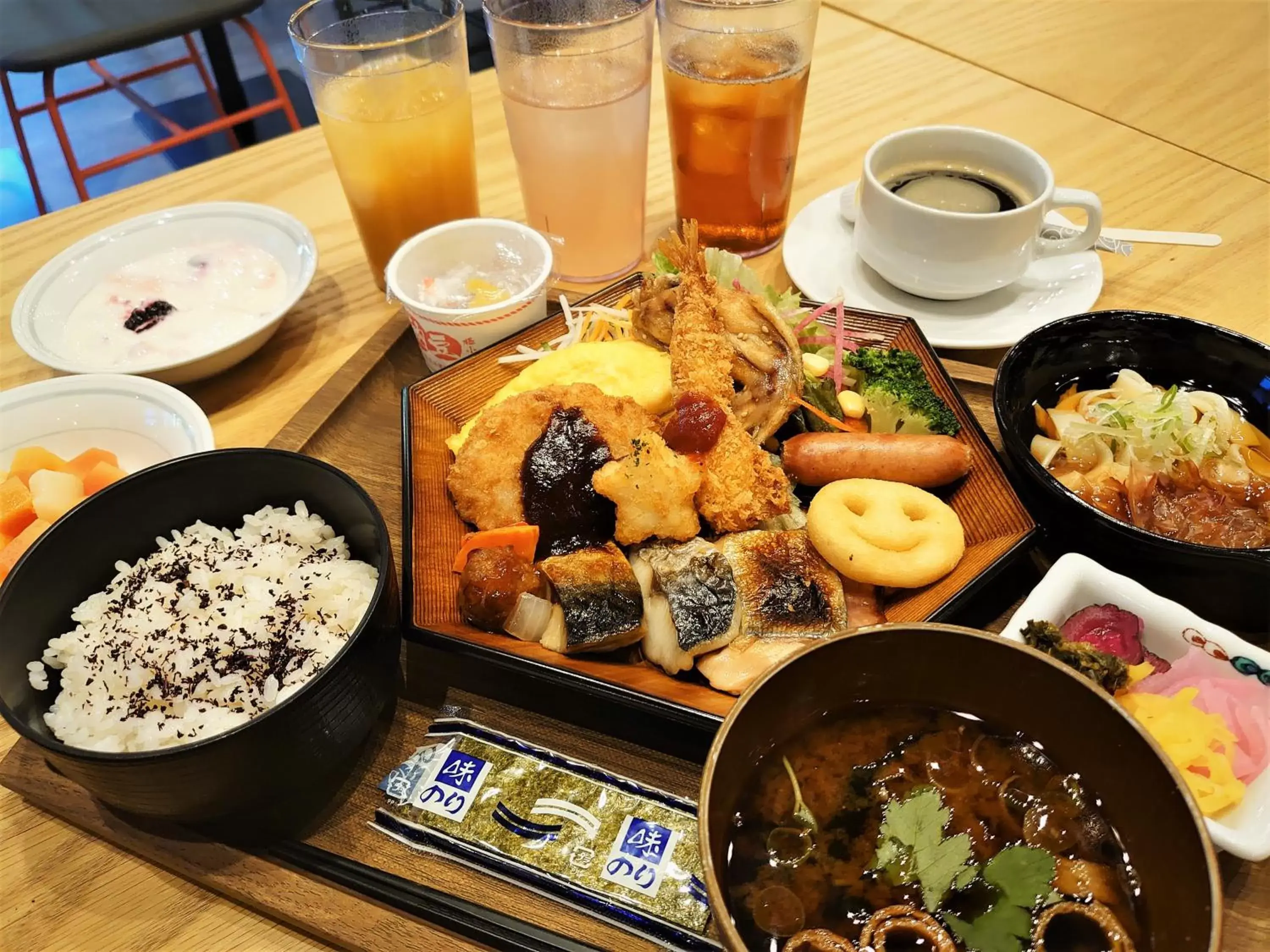 Buffet breakfast in Green Rich Hotel Nagoya Nishiki (Artificial hot spring Futamata Yunohana)