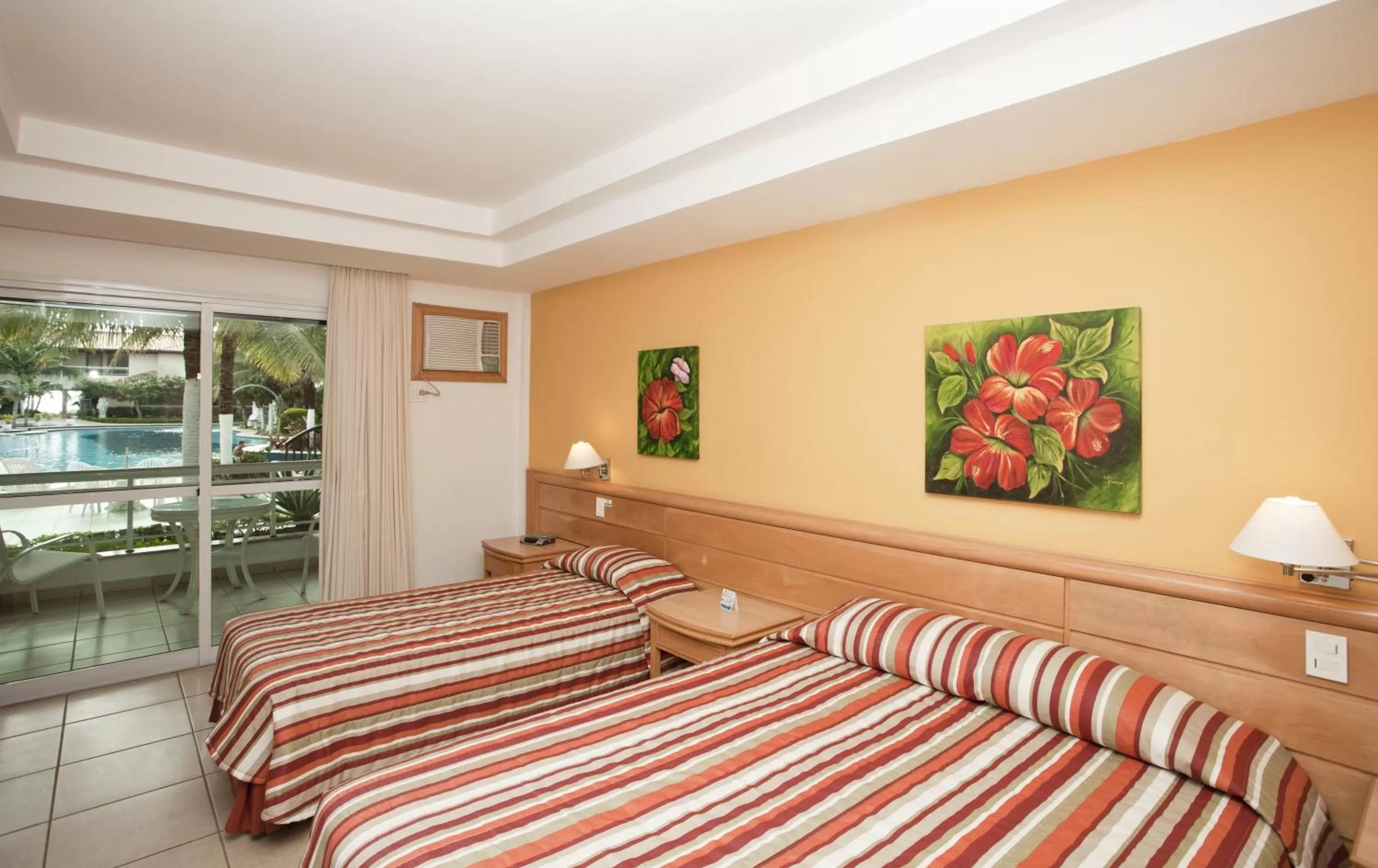 Bedroom, Bed in Hotel Atlântico Búzios Convention