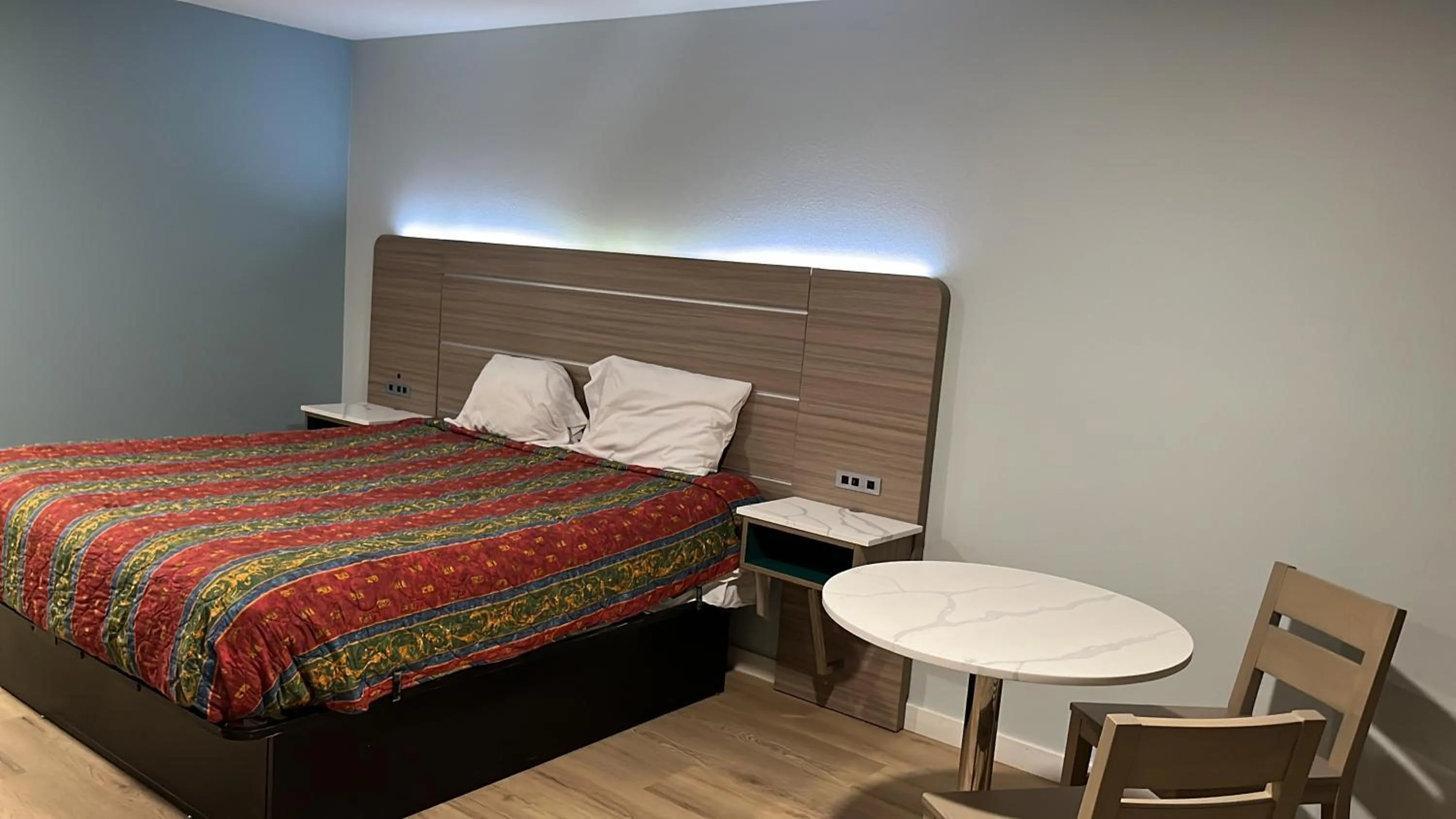 Bed in Lemon Tree Motel