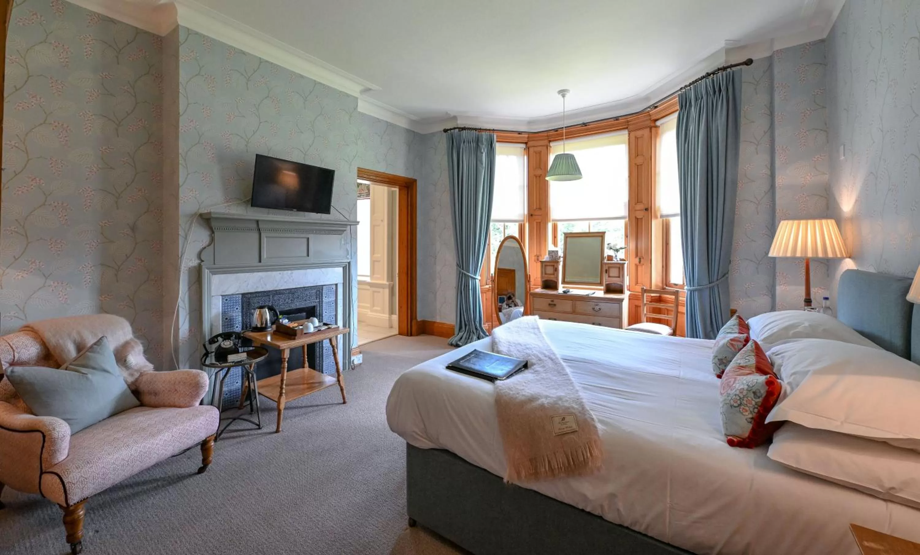 Bed in The Jockey Club Rooms