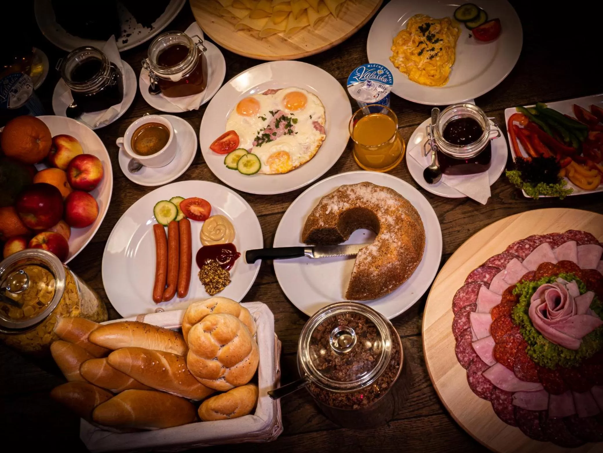 Breakfast in Hotel Zlatá Hvězda