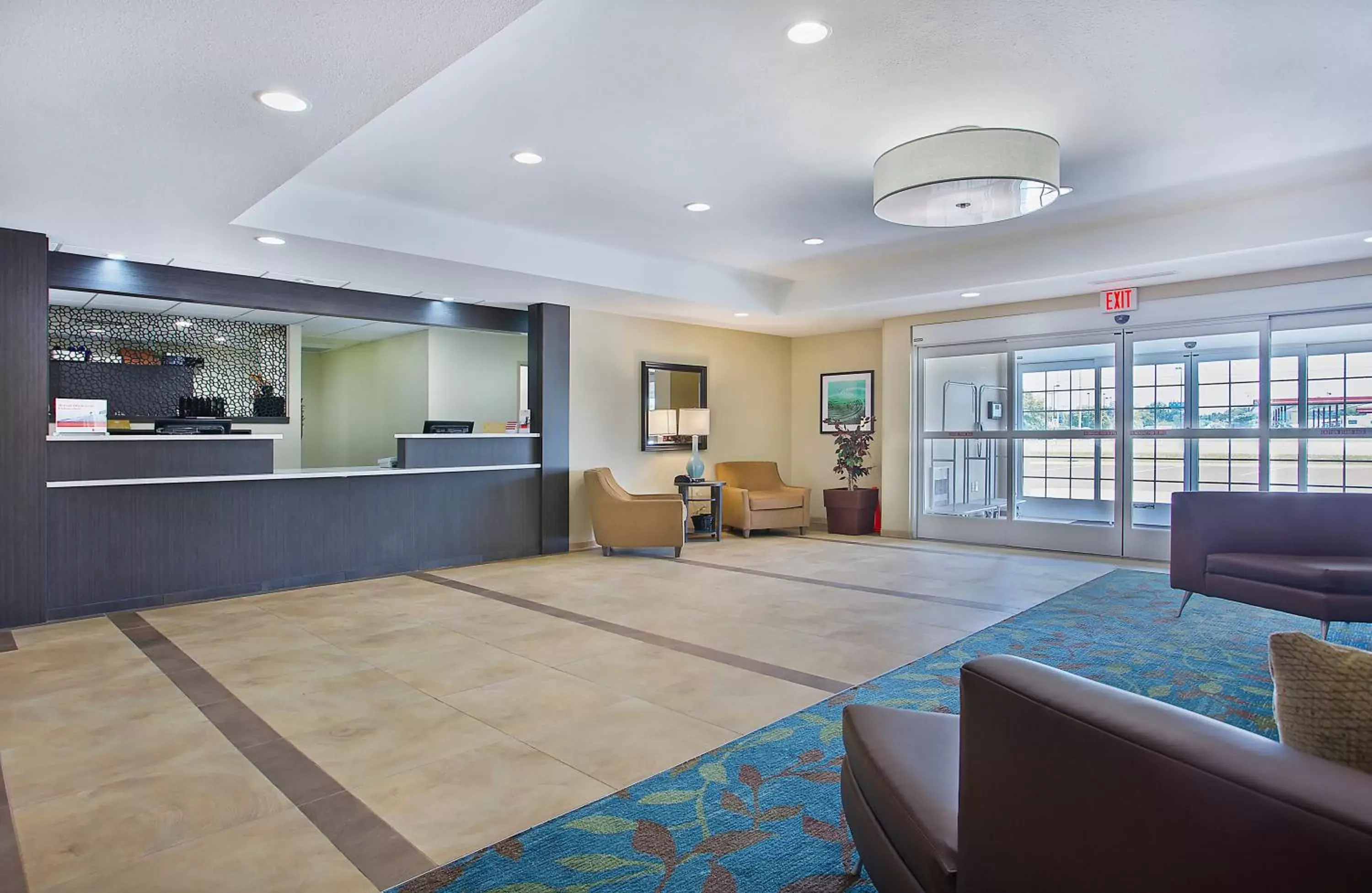 Property building, Lobby/Reception in Candlewood Suites Fort Campbell - Oak Grove, an IHG Hotel