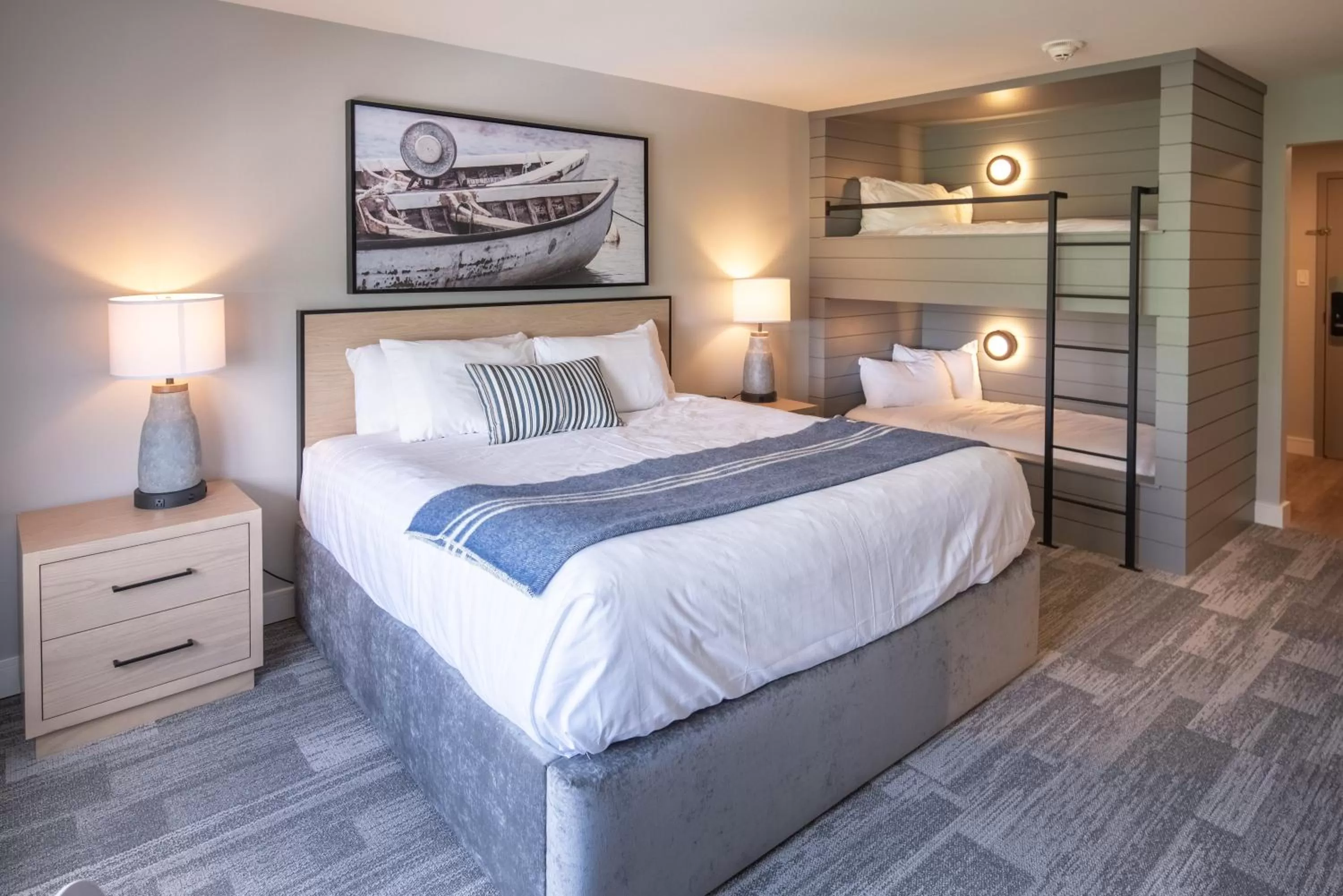 Bed in Mill River Resort