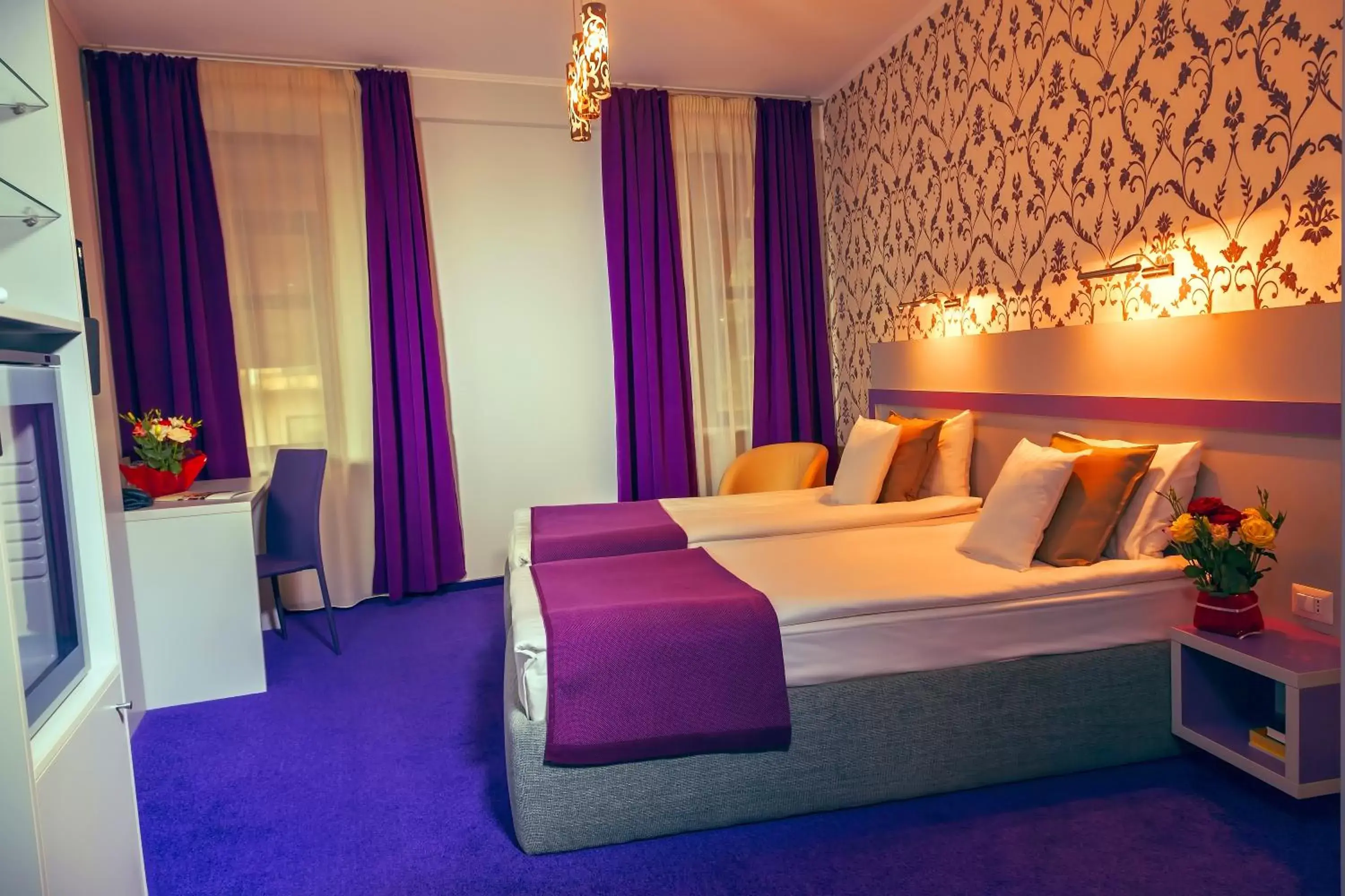 Bed in Hotel Trianon