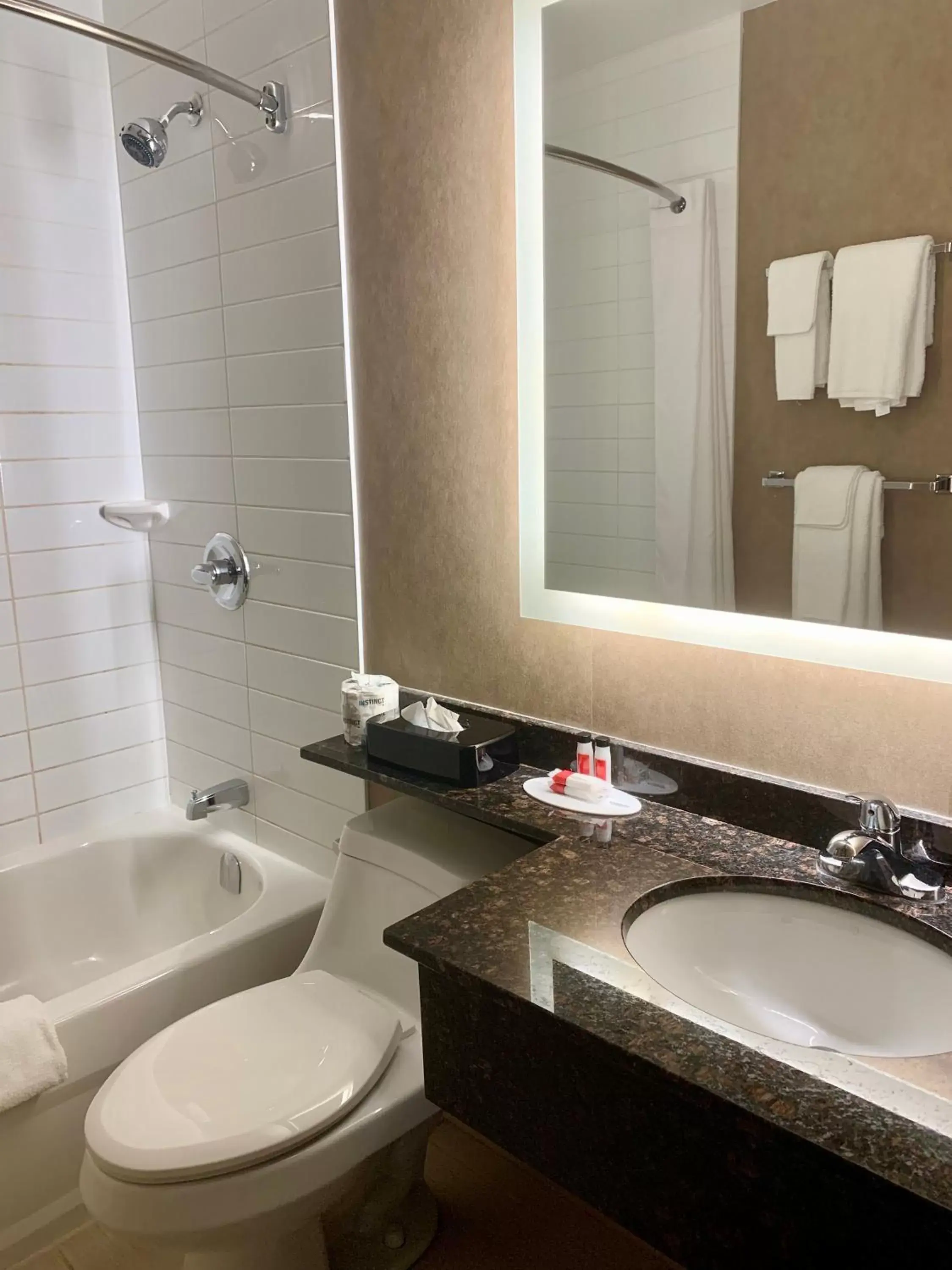 Bathroom in Howard Johnson by Wyndham Winnipeg West