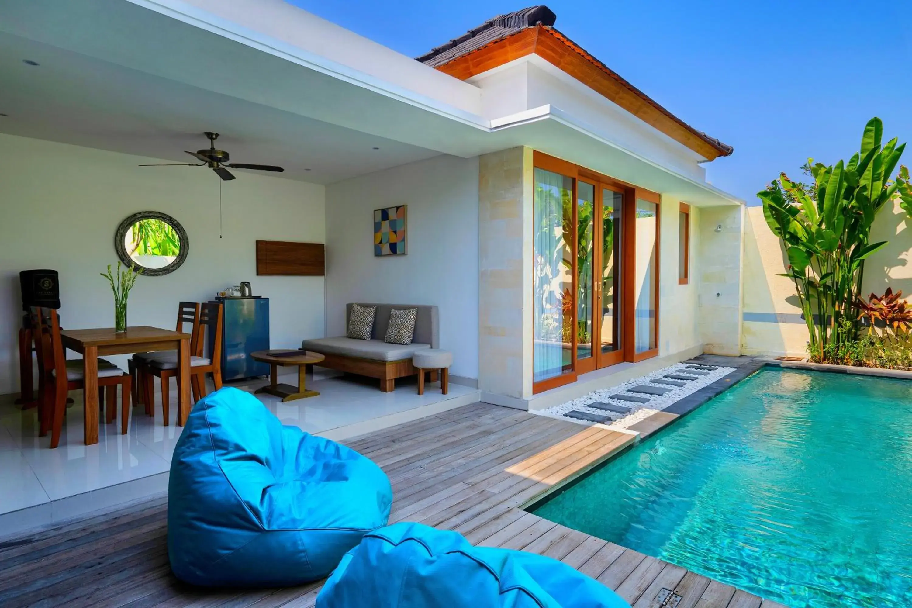 Living room, Swimming Pool in The Sakaye Villas & Spa