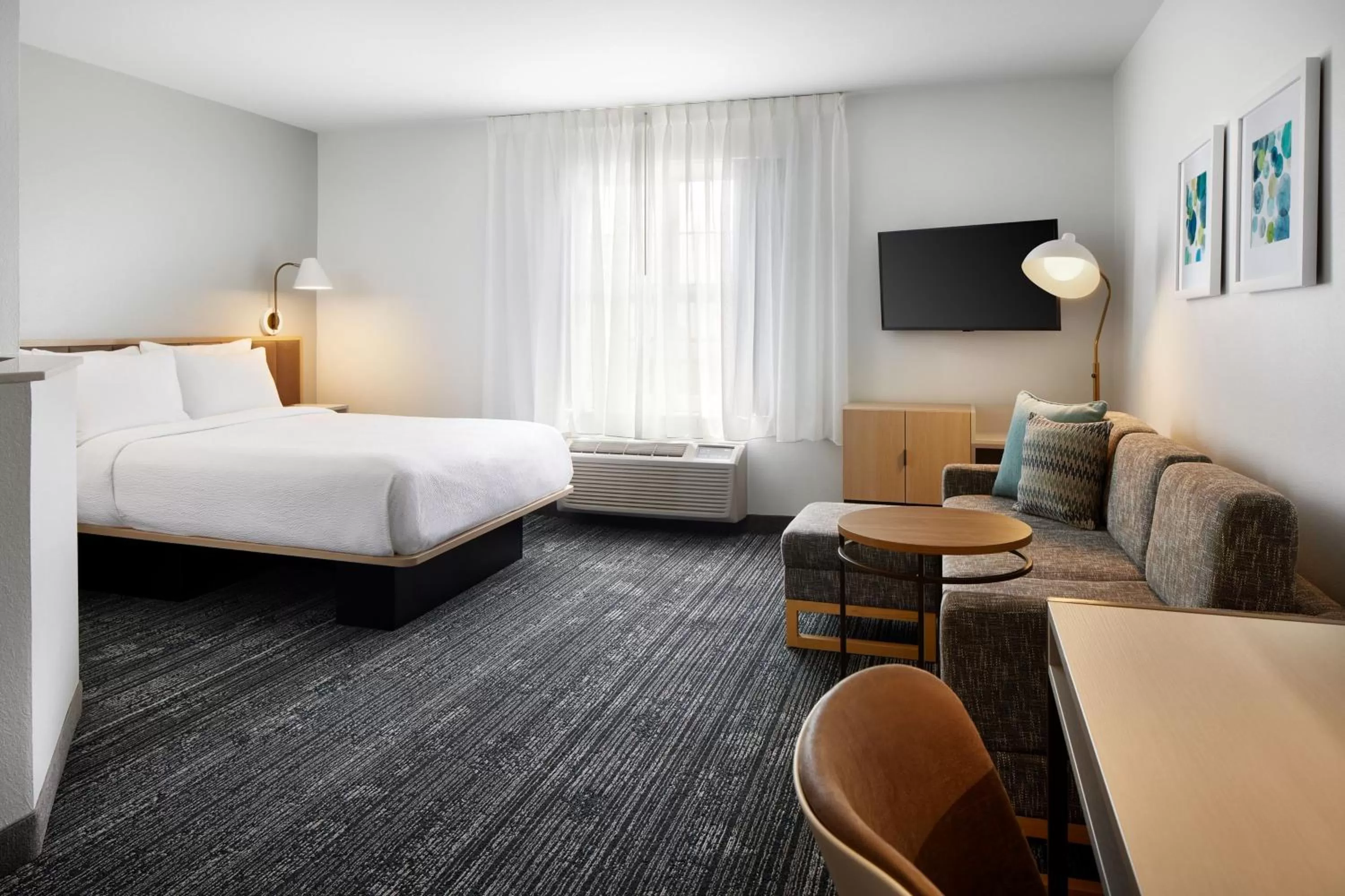 Photo of the whole room, Bed in TownePlace Suites Dulles Airport