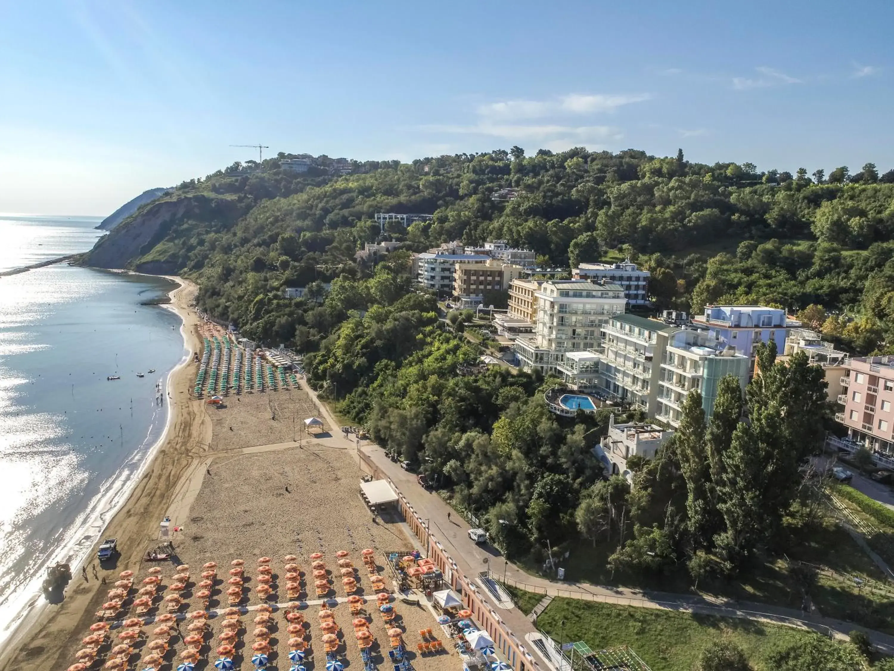 Bird's-eye View in Hotel Sans Souci