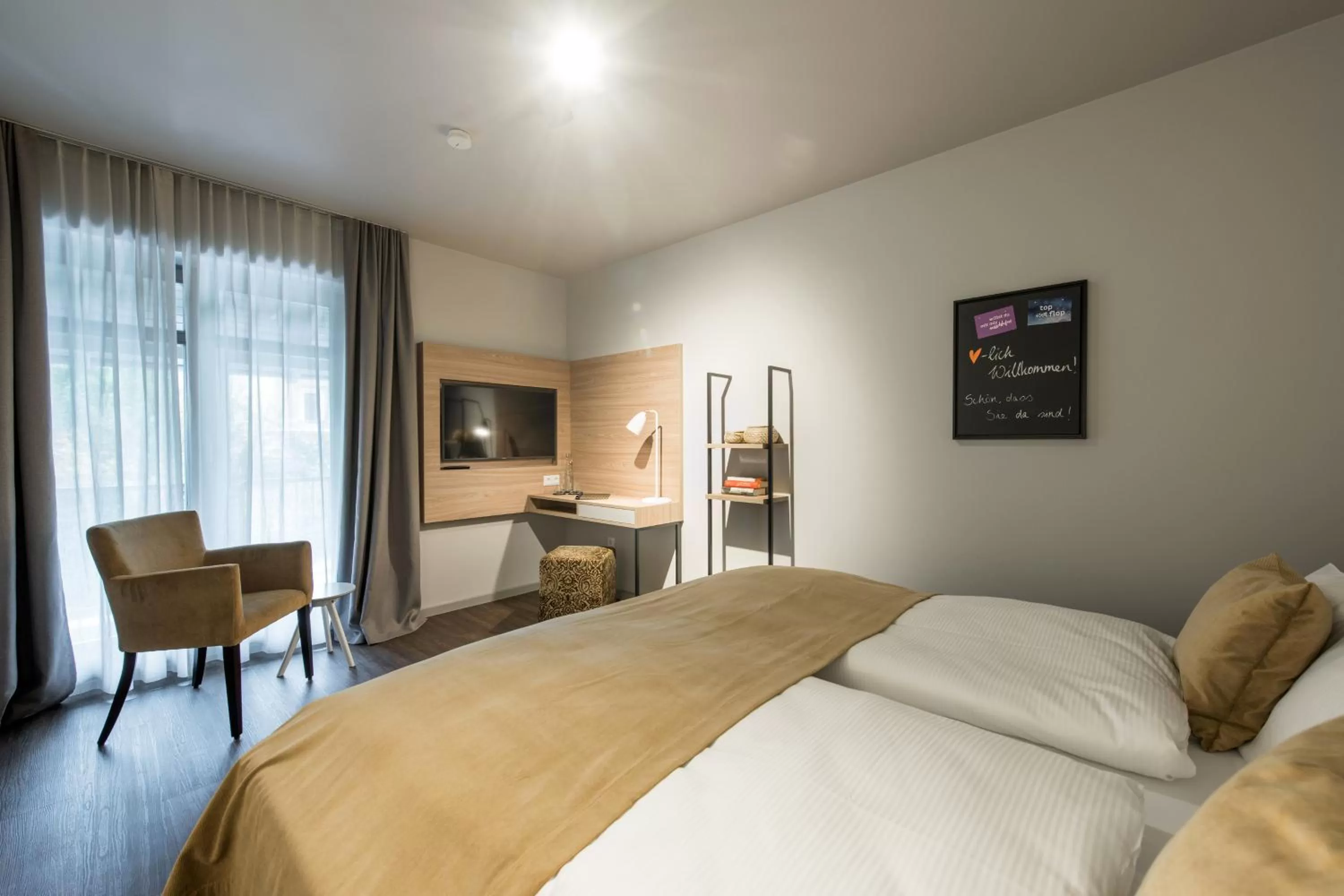 Bed in stattHotel Weimar