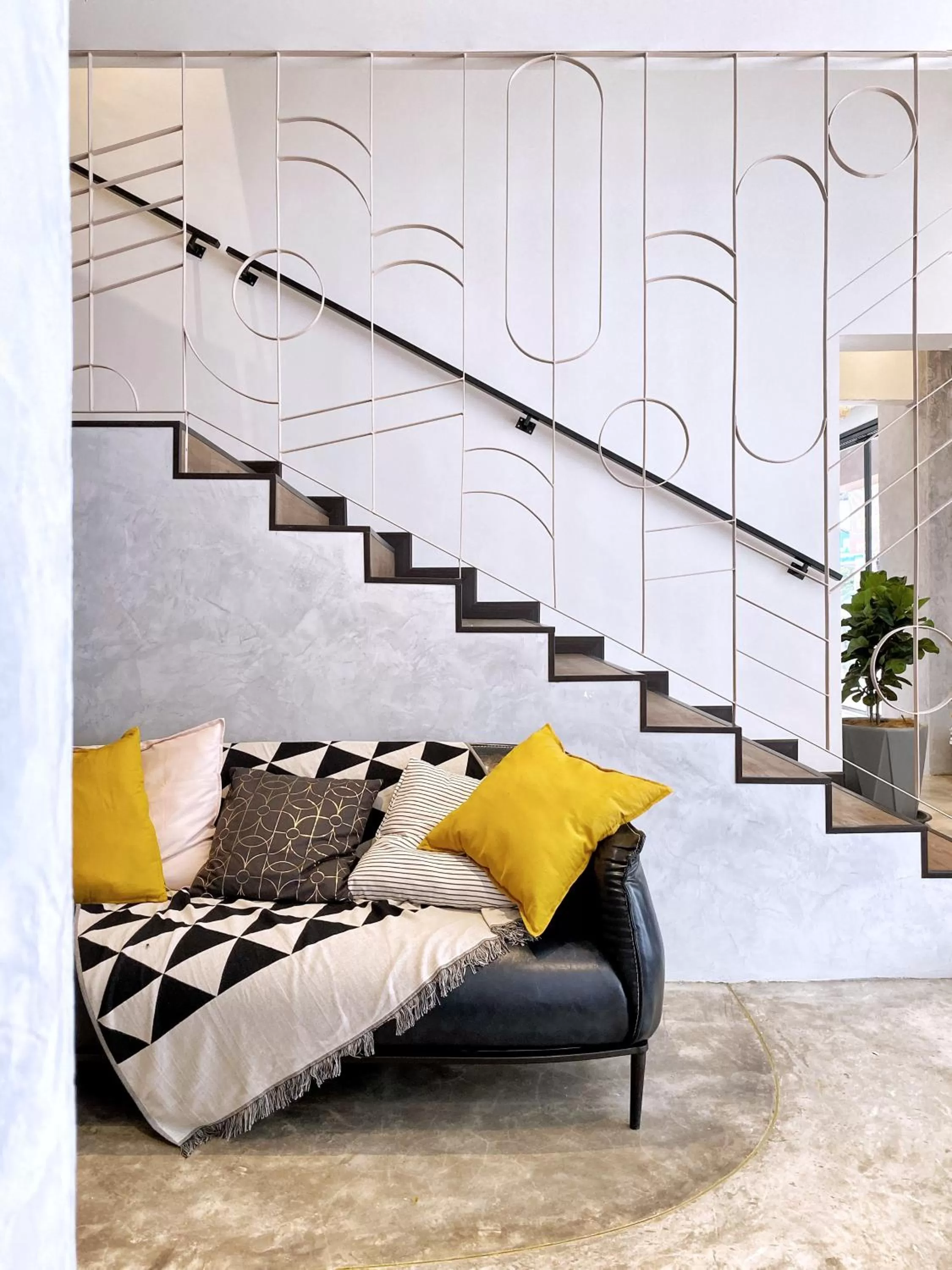 Seating area in One Heritage Hotel