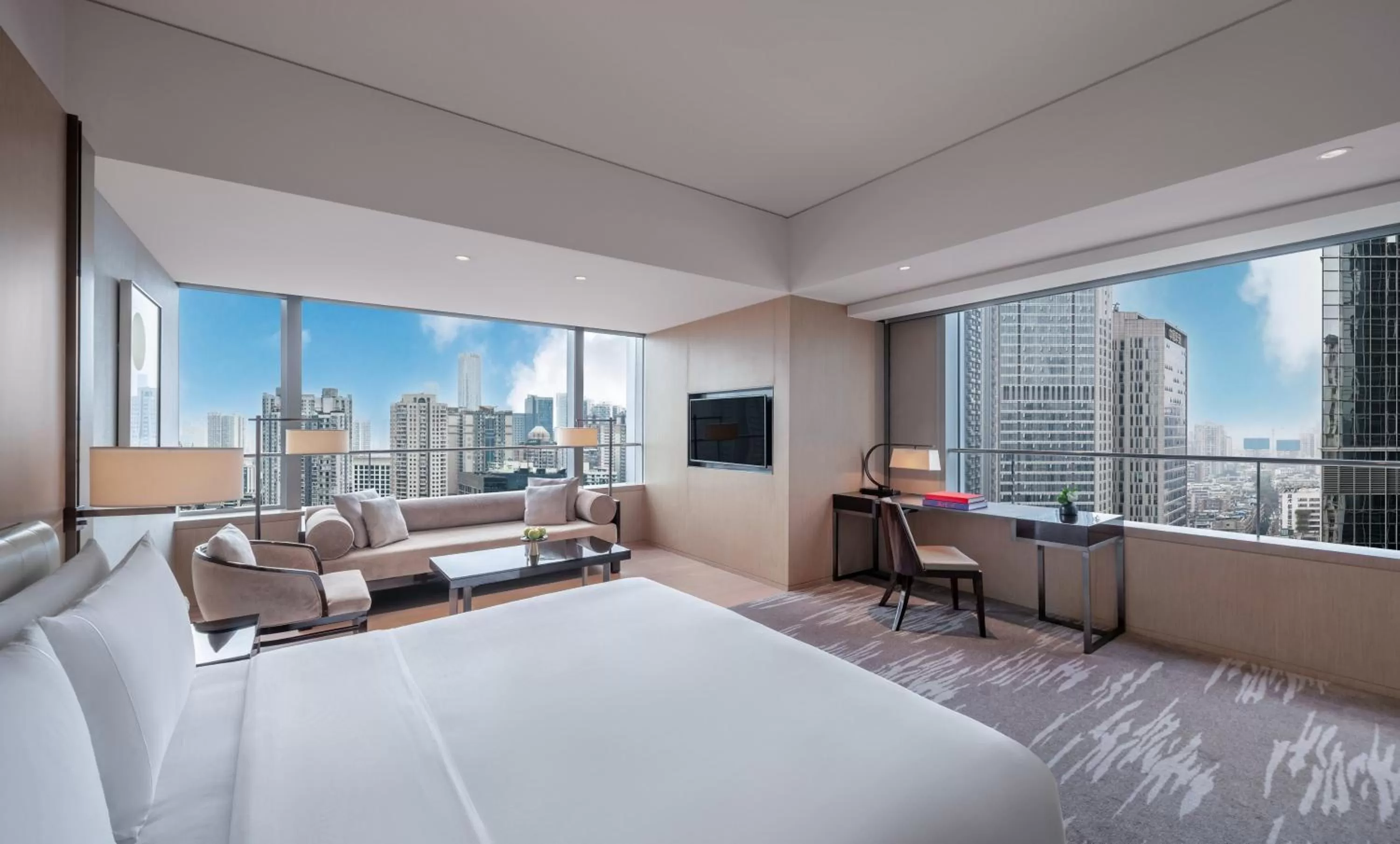 Photo of the whole room, Bed in Niccolo Chengdu