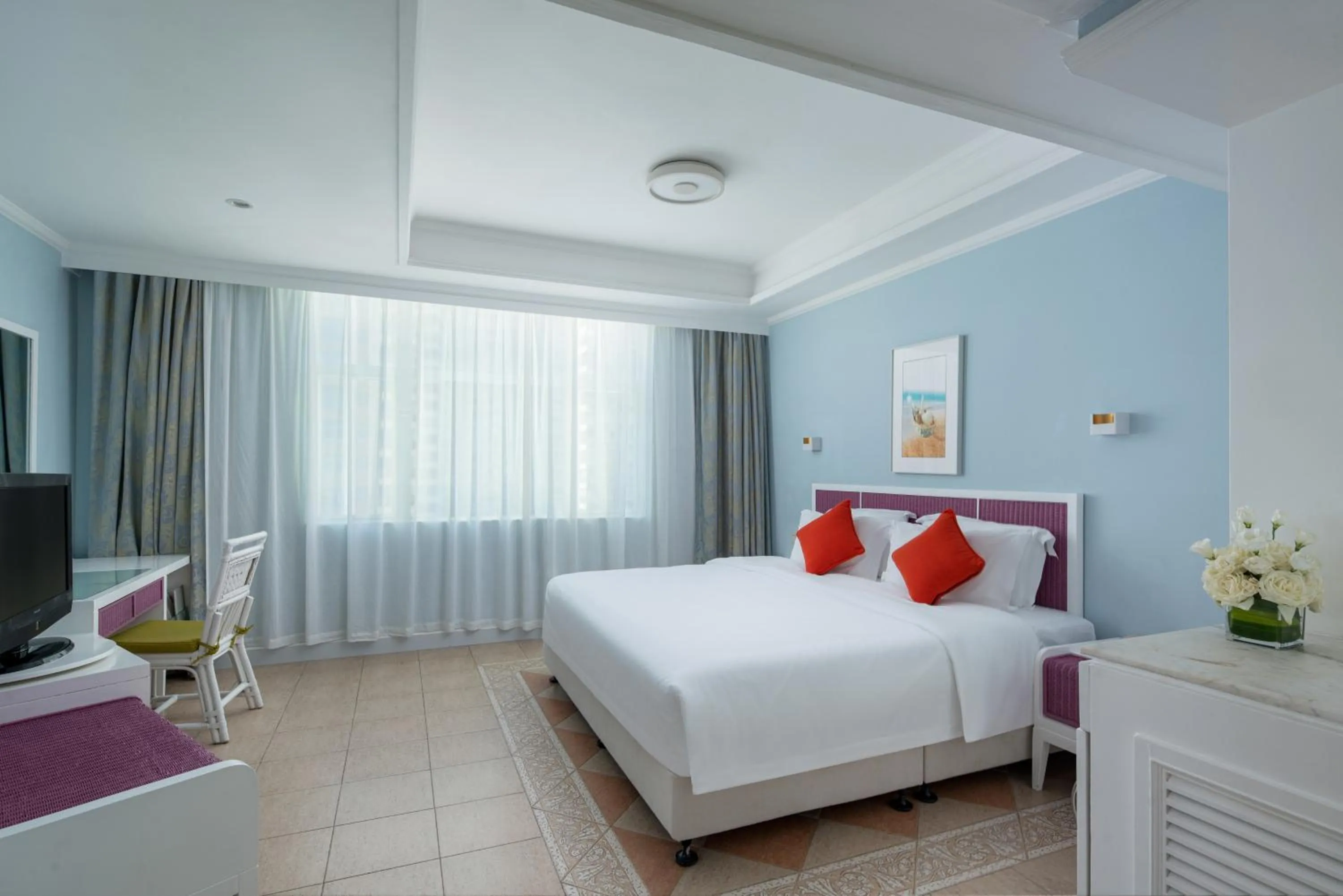 Bed in Sunshine Resort Intime Sanya