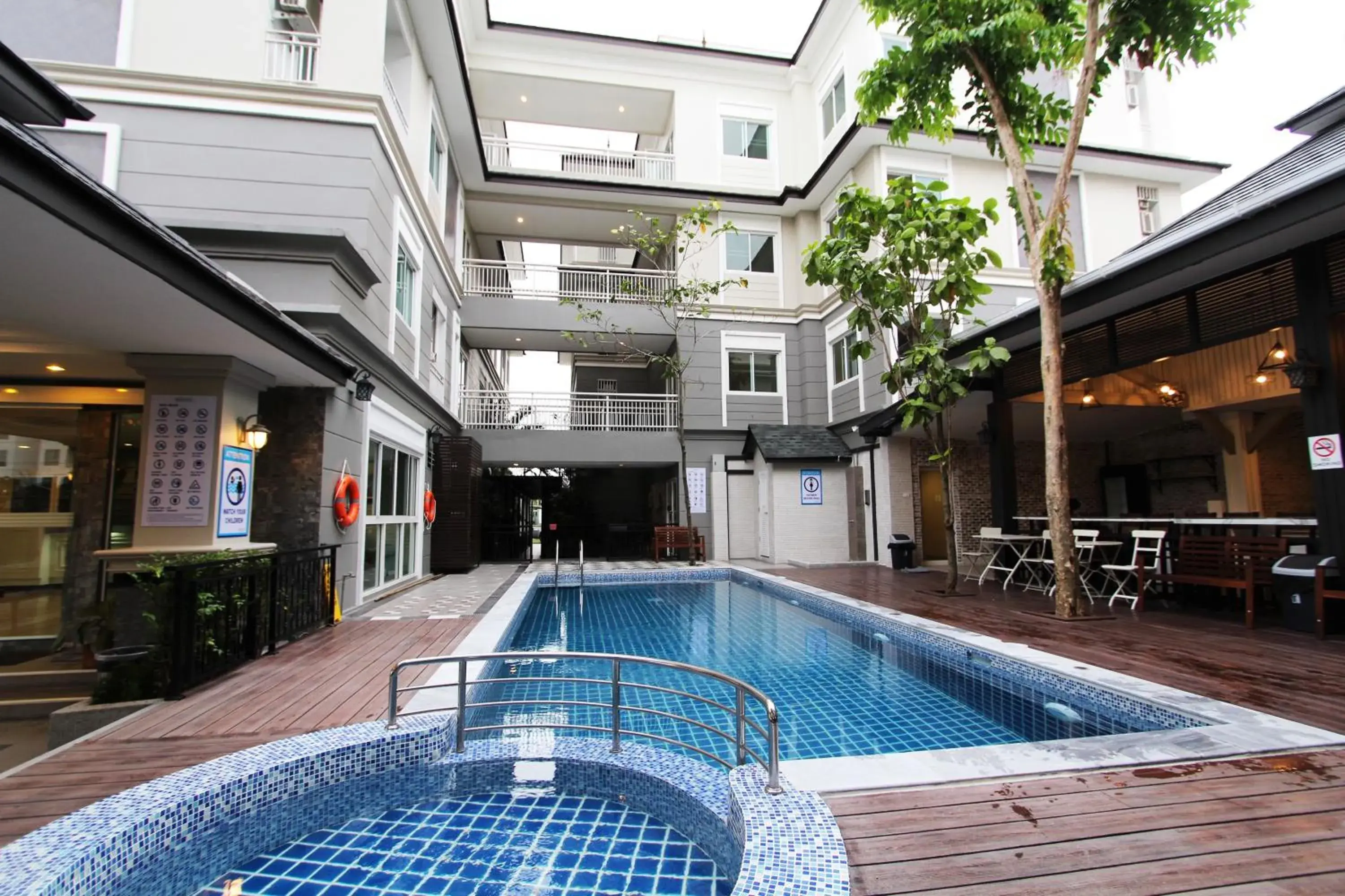 Decorative detail, Swimming Pool in At Residence Suvarnabhumi Hotel - SHA Extra Plus