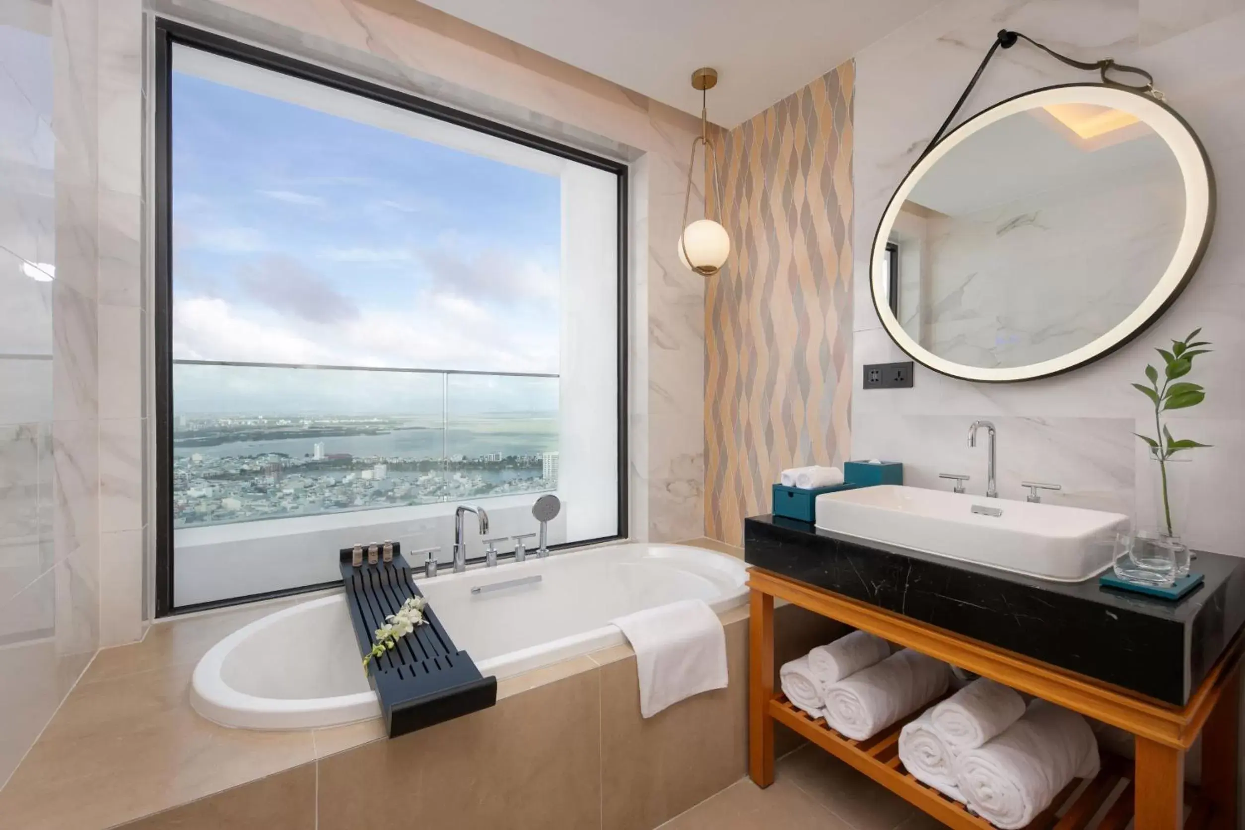 Bath, Bathroom in Grand Hyams Hotel - Quy Nhon Beach