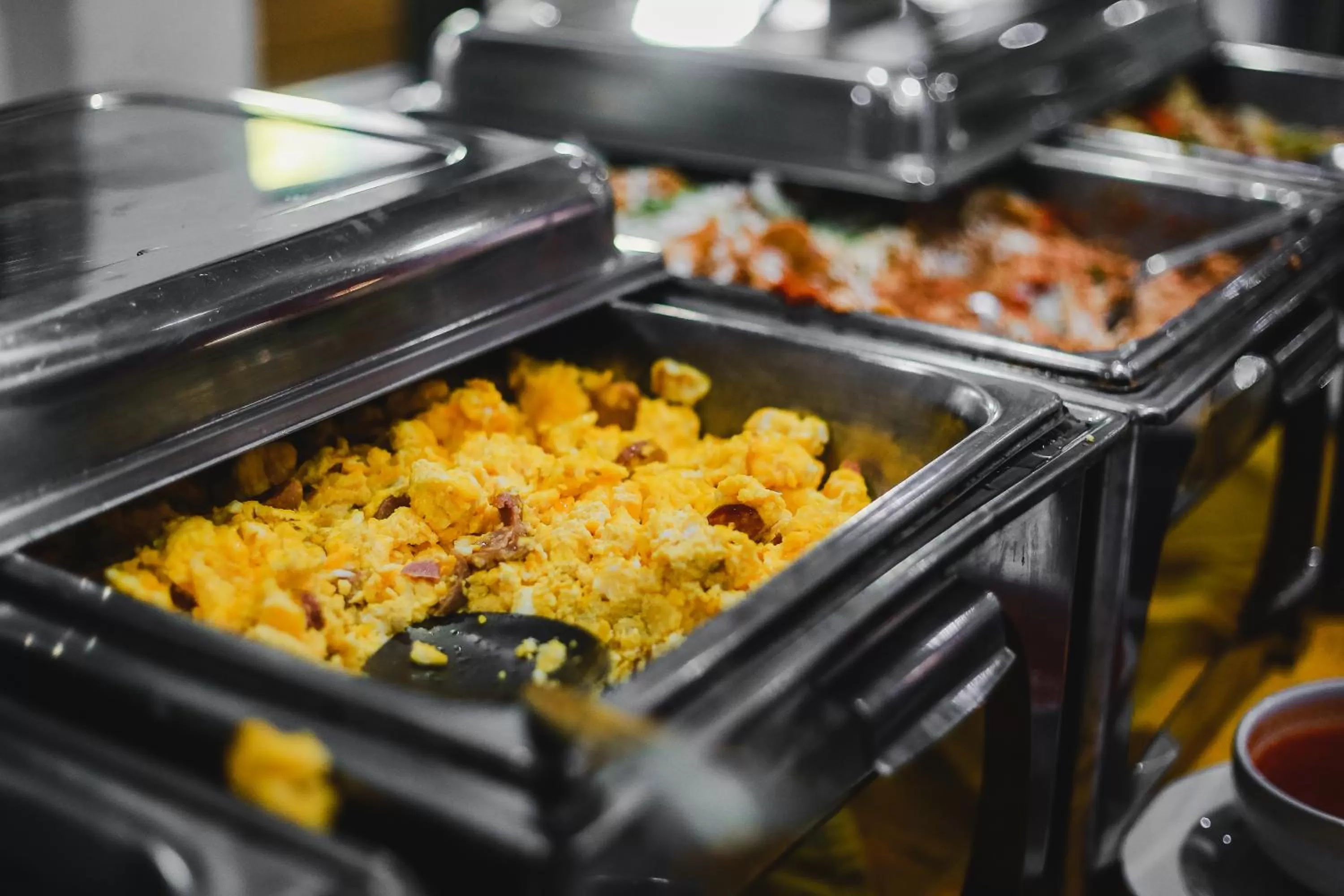 Buffet breakfast in Hotel Plaza Mirador