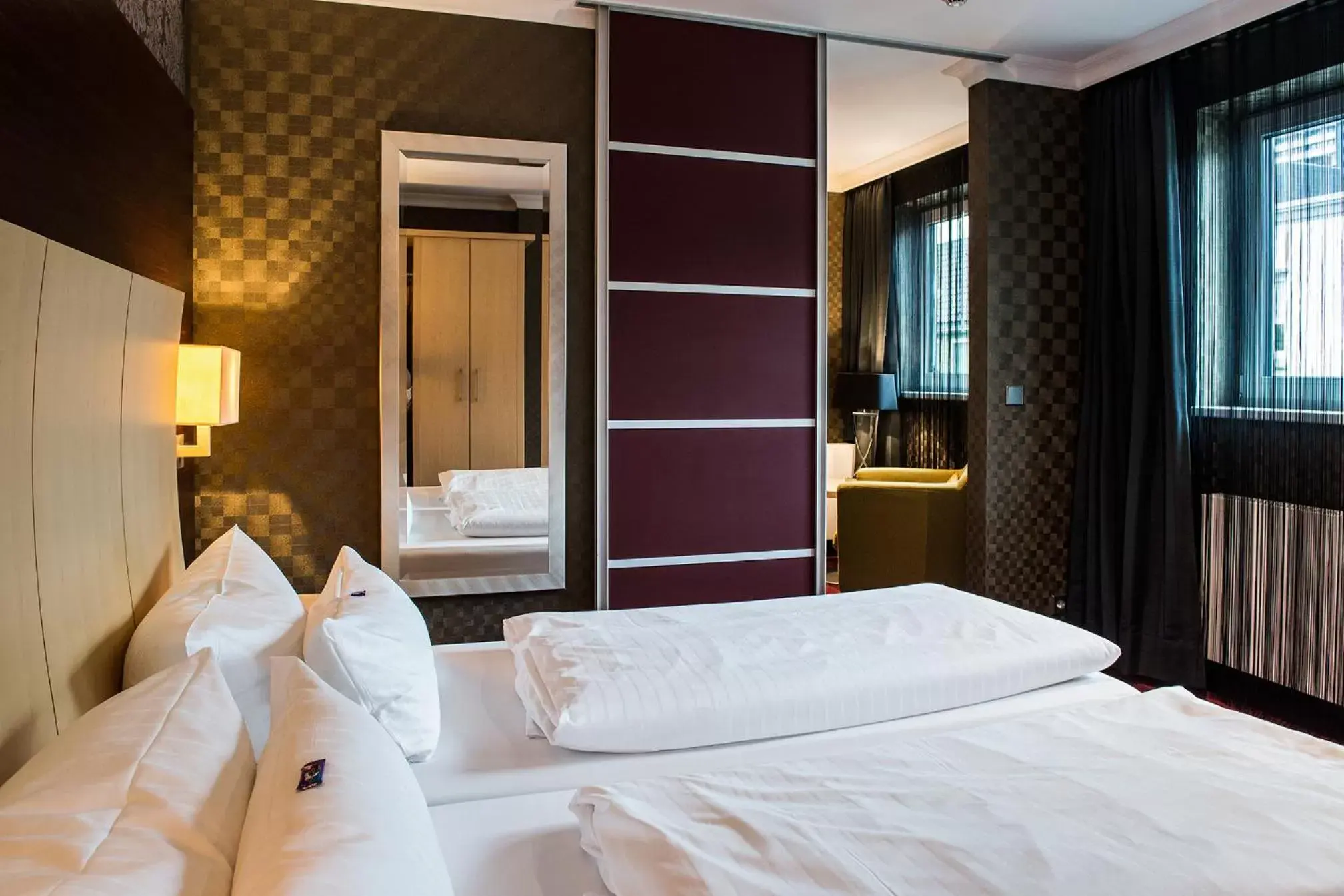 Bedroom, Bed in Hotel Haverkamp