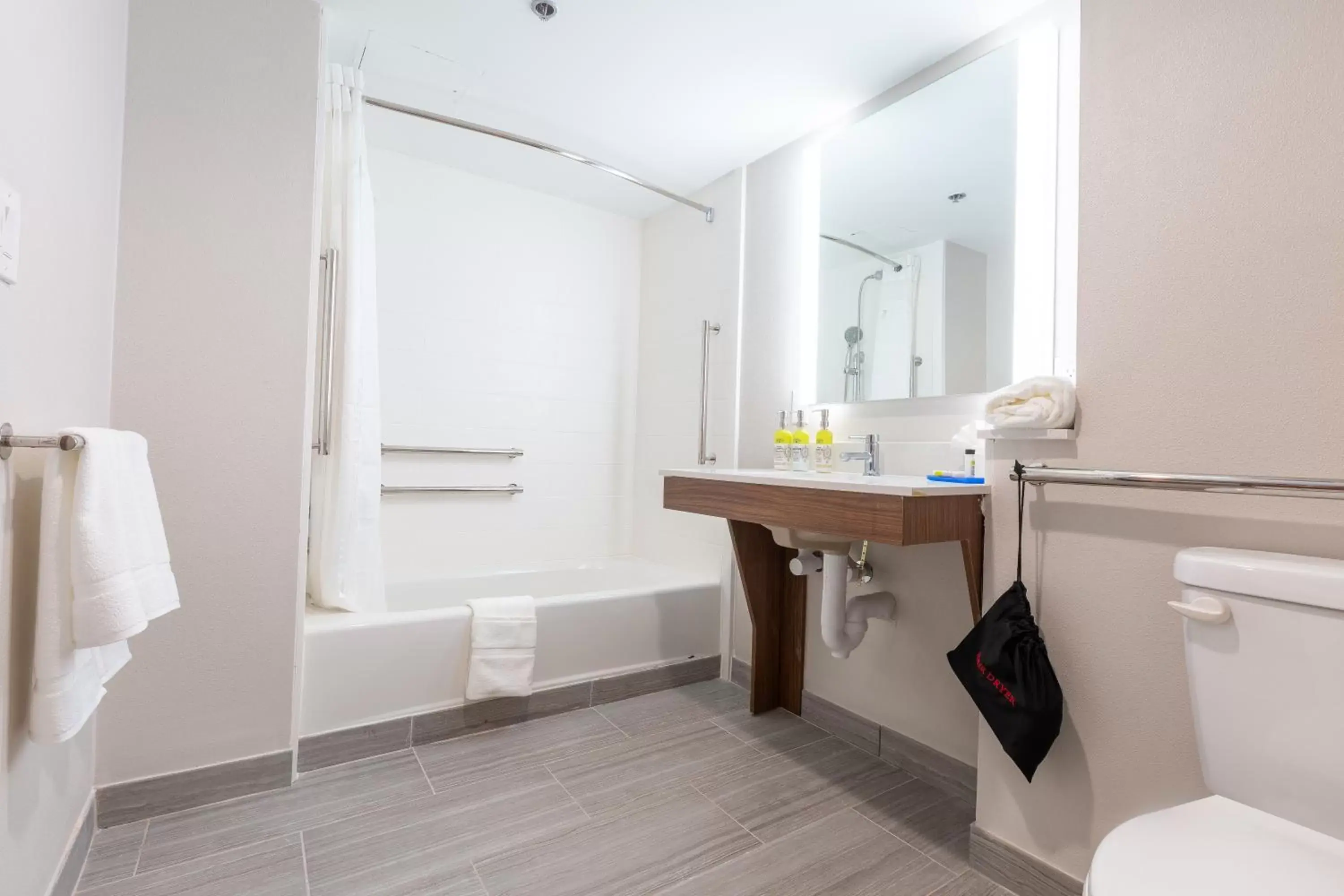 Bathroom in Holiday Inn Express & Suites Arlington North – Stadium Area, an IHG Hotel