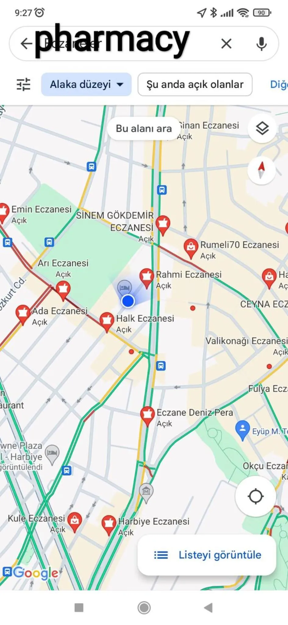 Supermarket/grocery shop in Nil Hotel İstanbul City Center