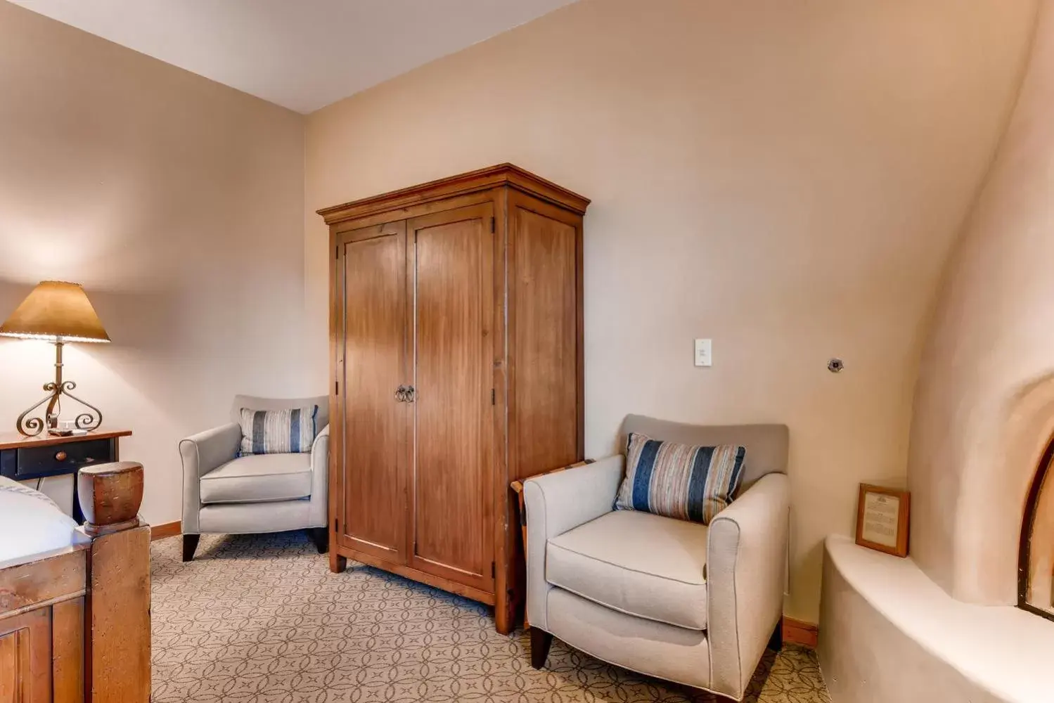 Seating Area in Old Santa Fe Inn