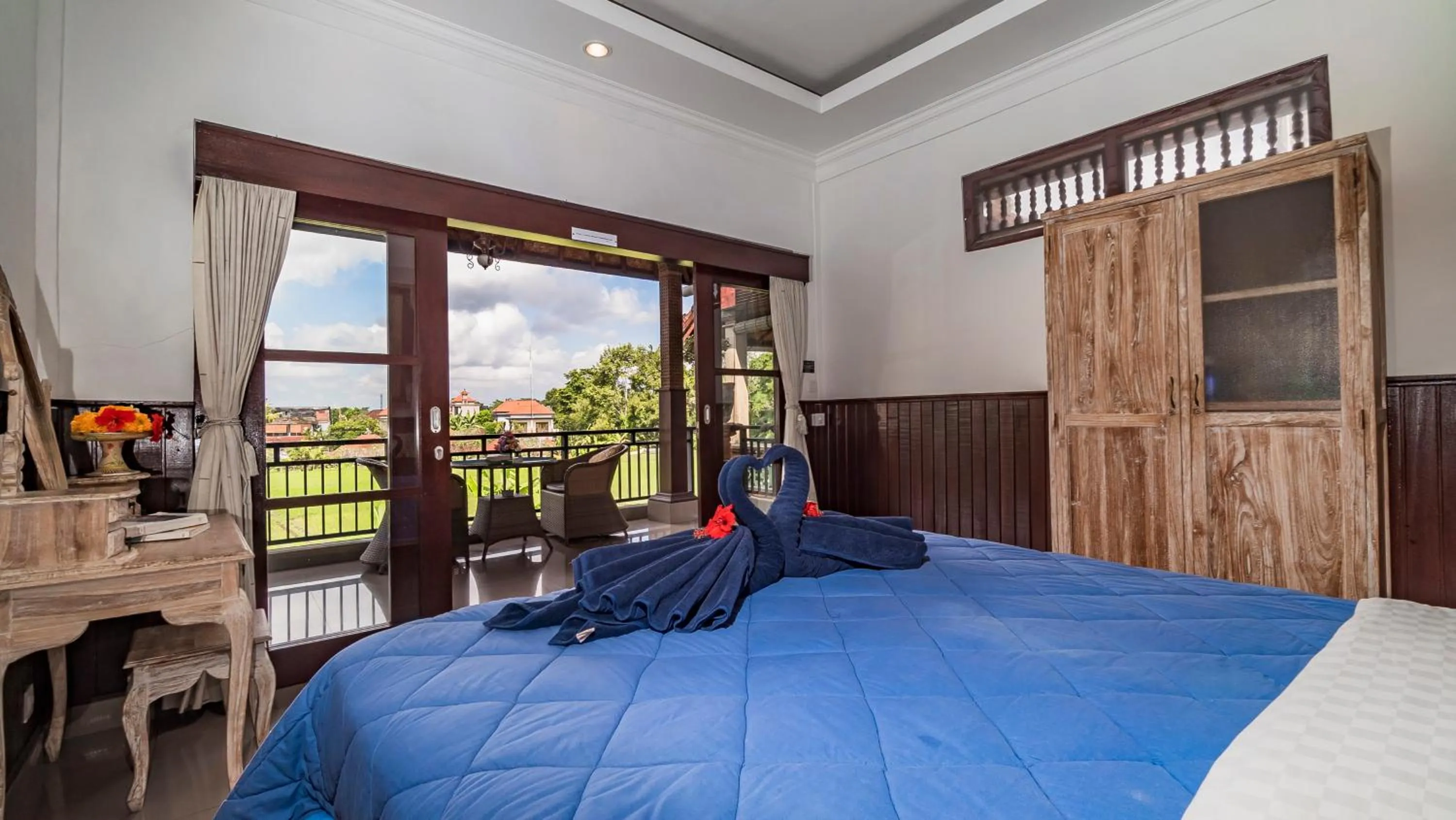 Balcony/Terrace, Bed in Kun - Kun Guest House Ubud