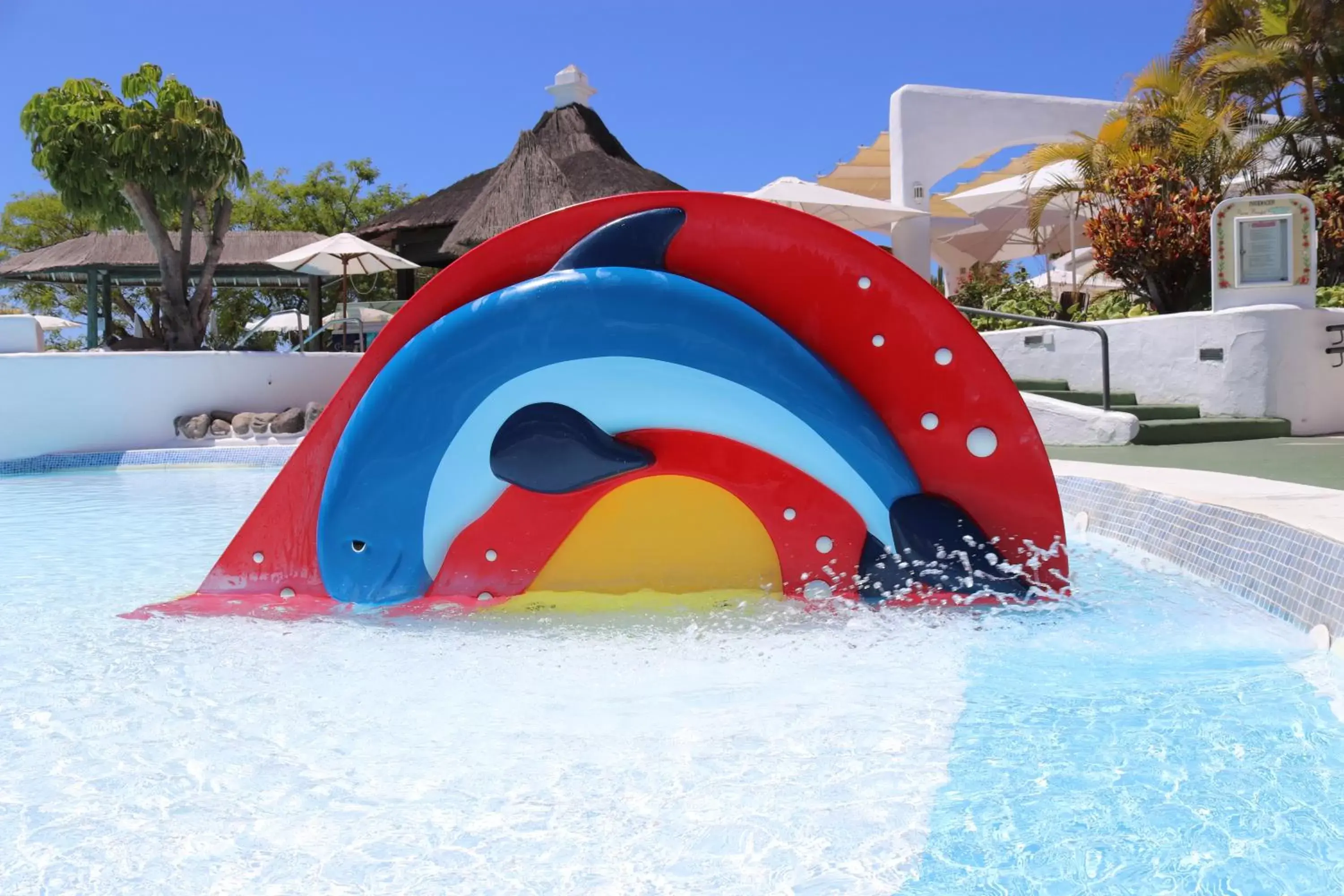 Swimming pool, Water Park in Hotel Jardín Tecina