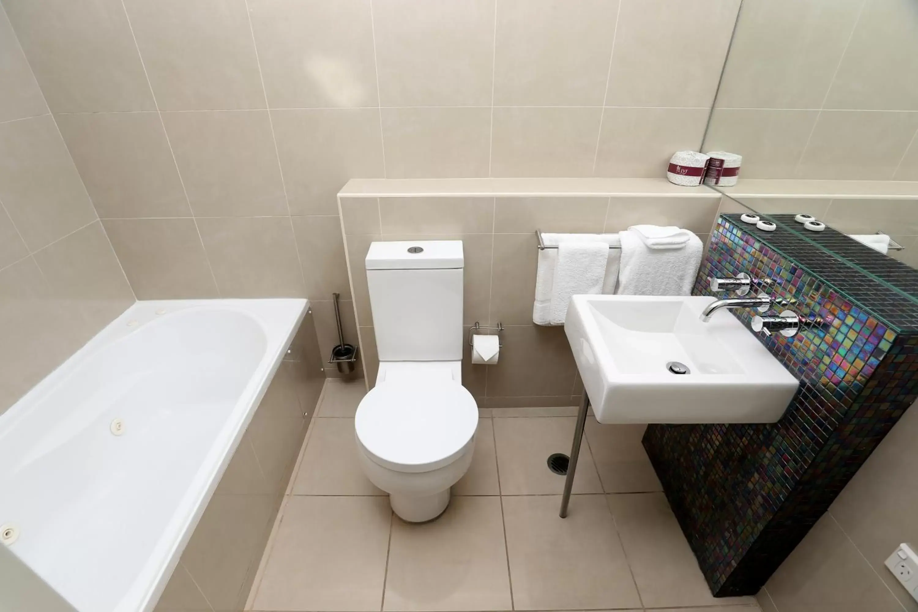 Bathroom in Sandcastle Apartments