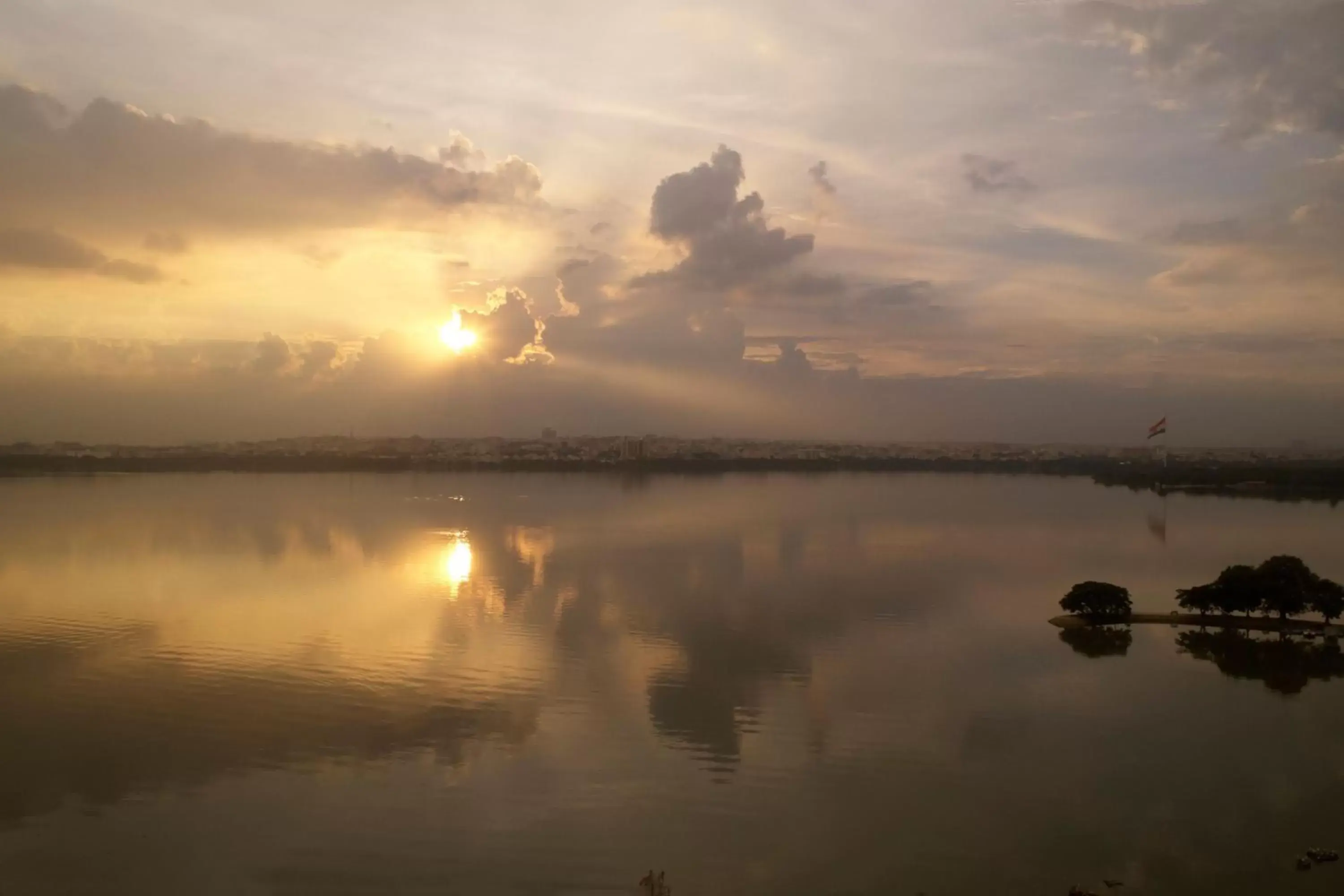 Property building, Sunrise/Sunset in Hyderabad Marriott Hotel & Convention Centre