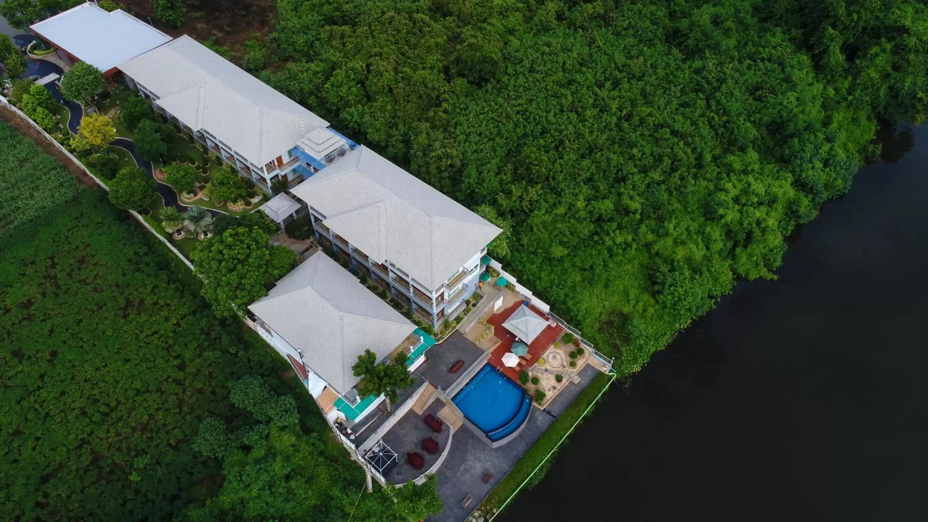 Bird's eye view, Bird's-eye View in Princess River Kwai Hotel