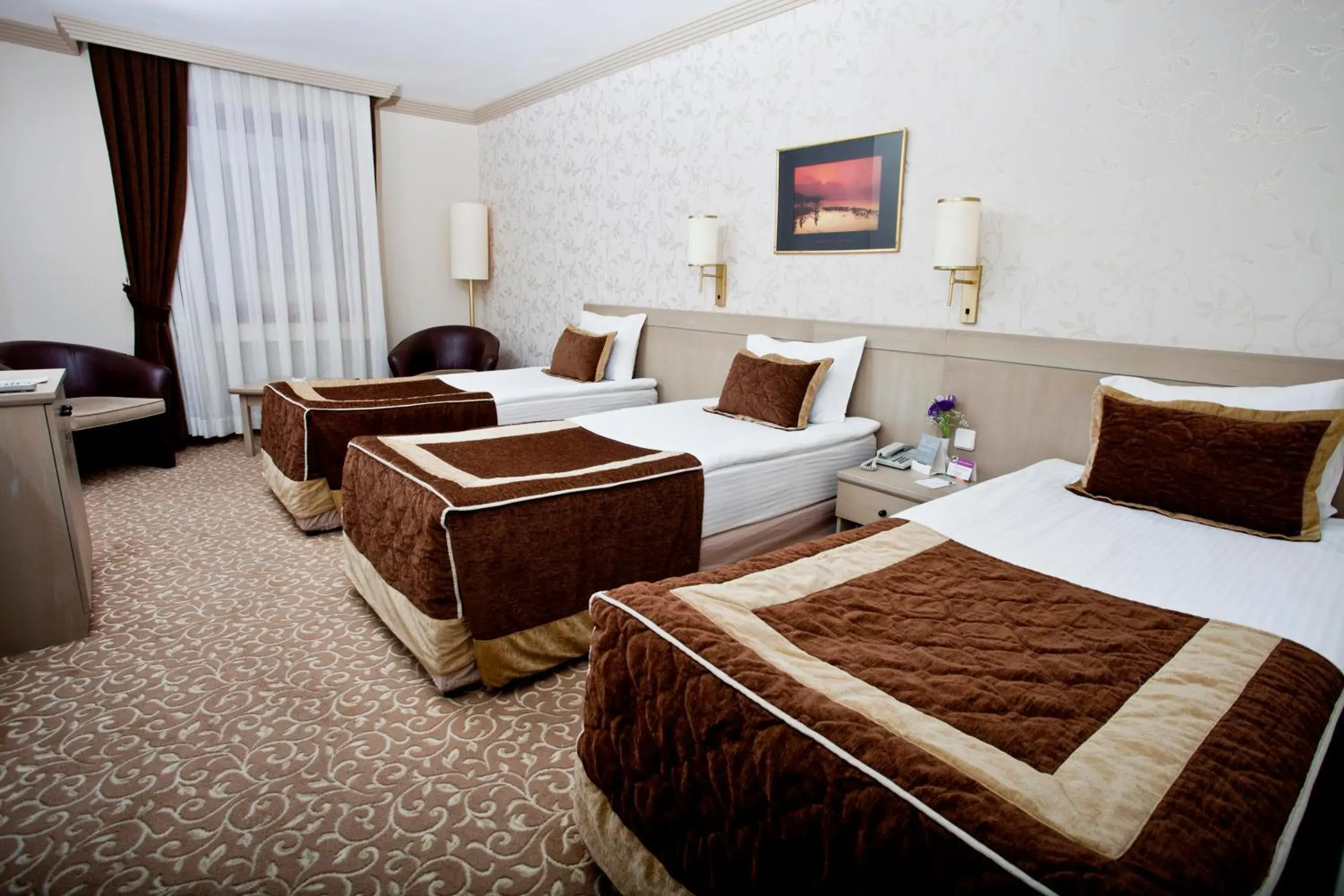Photo of the whole room, Bed in Sergah Hotel