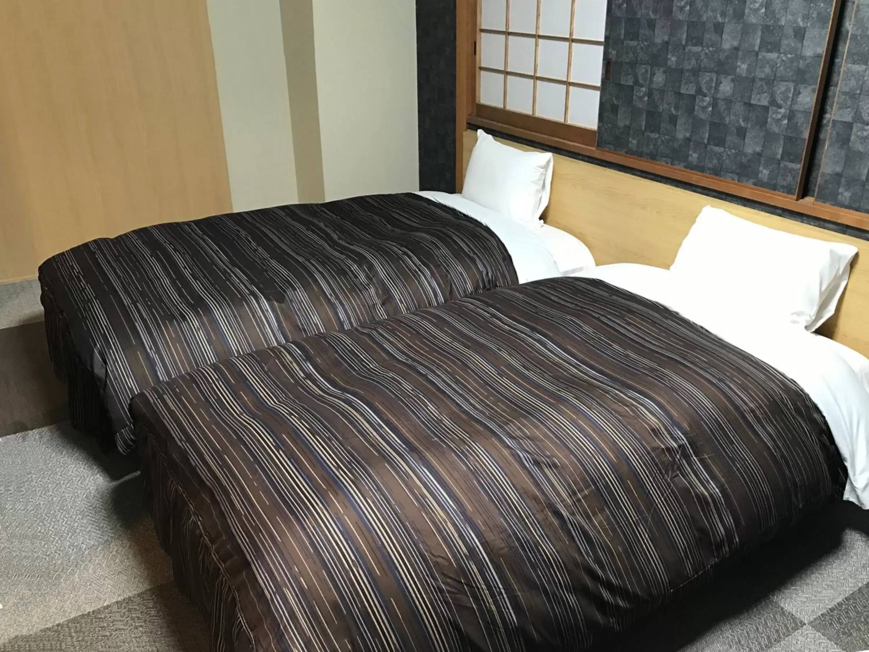 Bed in Ark Hotel Okayama -ROUTE INN HOTELS-