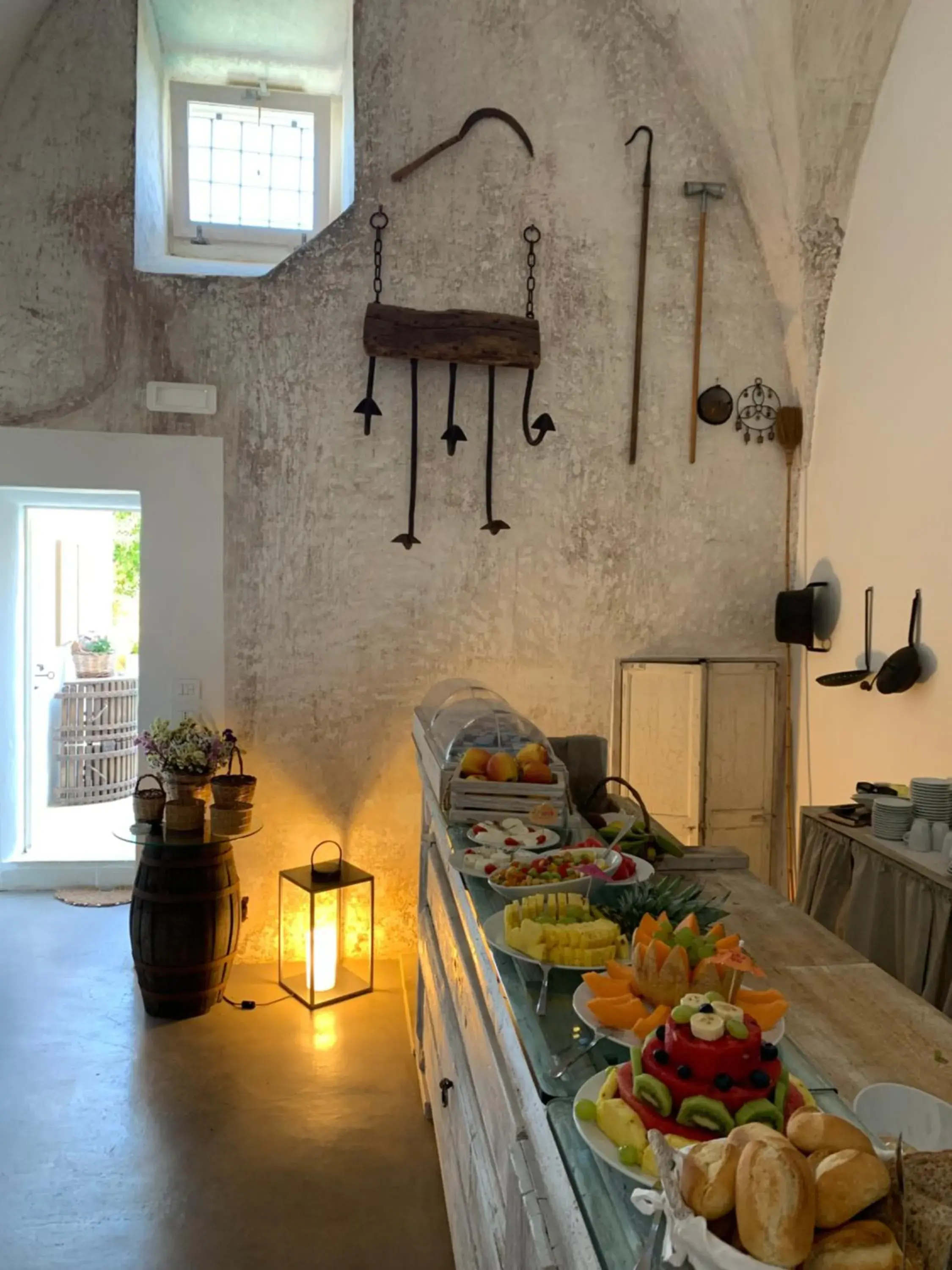 Food close-up in Palazzo Castriota Food close-up in Palazzo Castriota