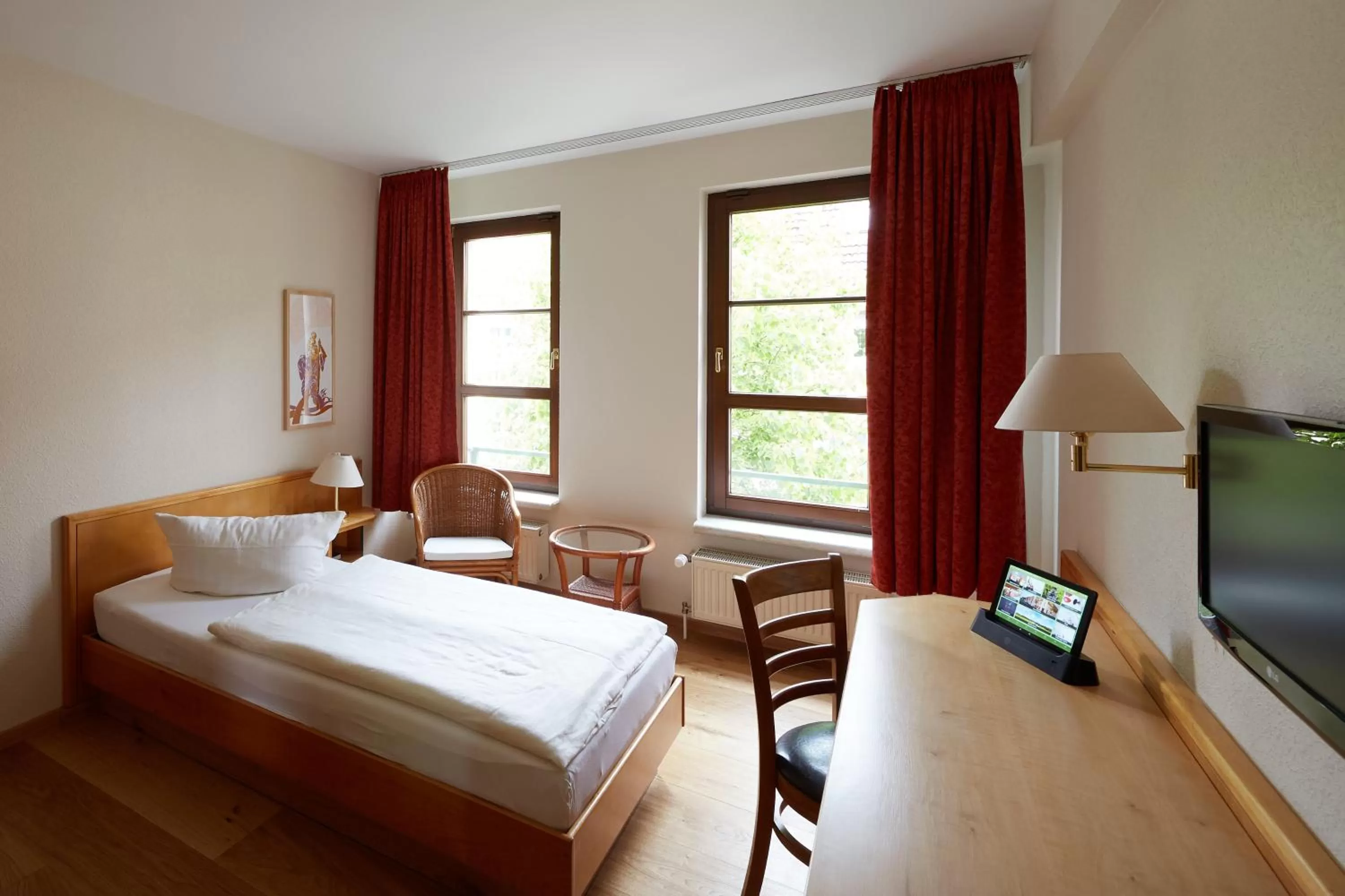 Bed in Hotel garni "Zum Eichwerder"