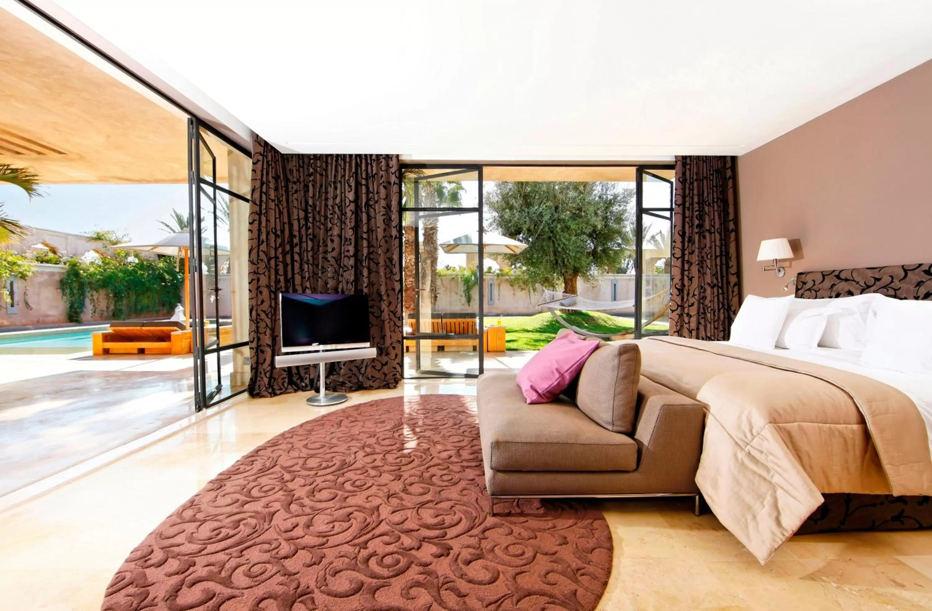 Bedroom, Bed in Palais Namaskar