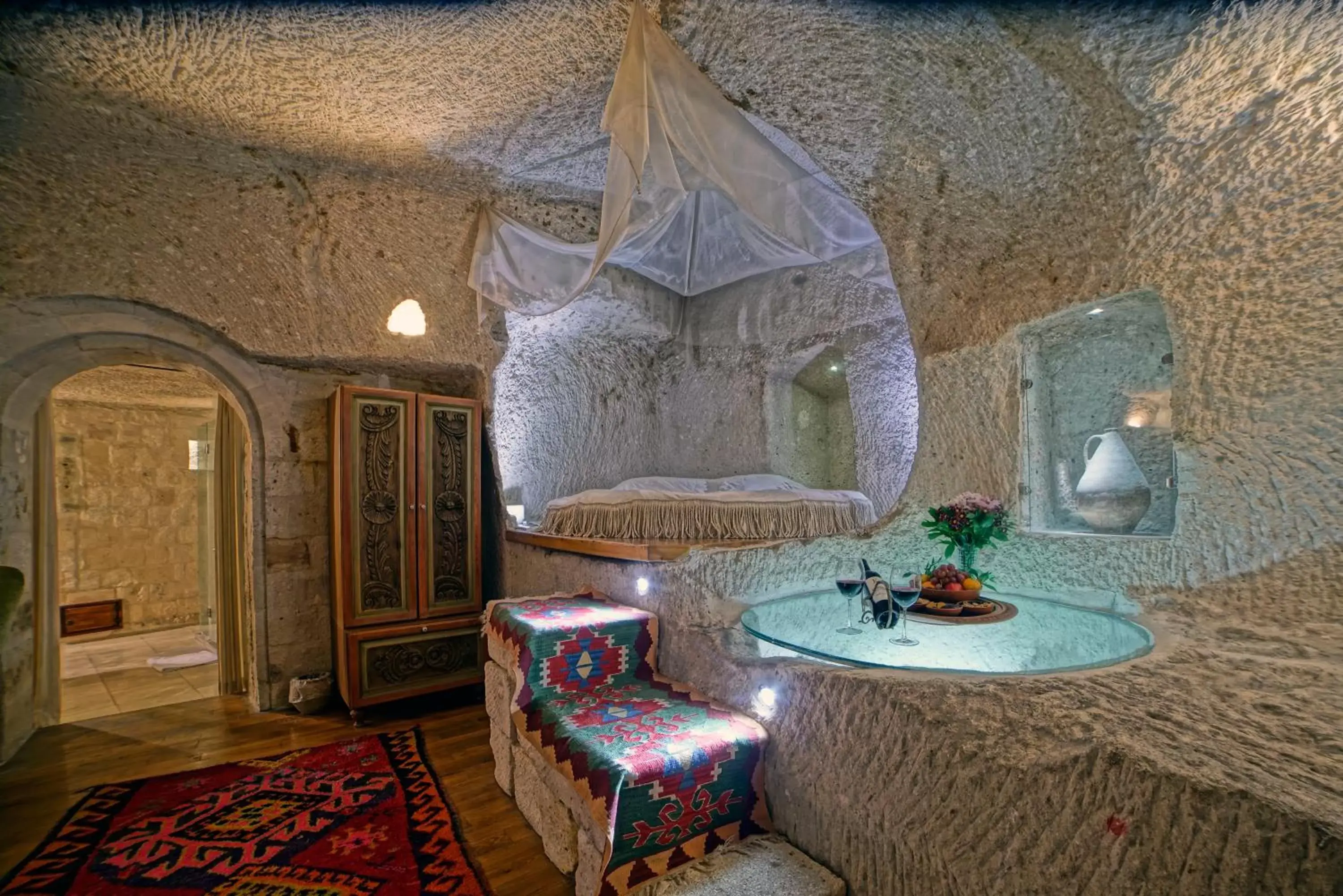 Living room in Anatolian Houses Cave Hotel & SPA