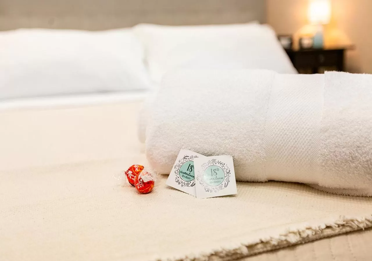 Bedroom, Bed in B&B Vico Milano 18